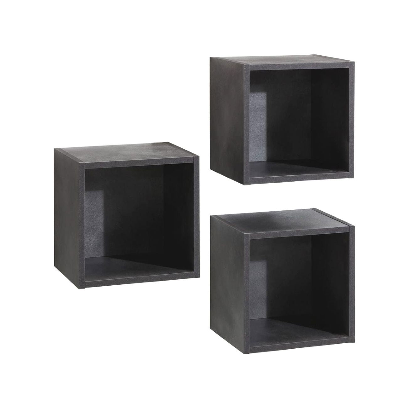 Pensile a giorno - Cubo - linea Vittoria - set 3 pezzi - cm 28x35x35h