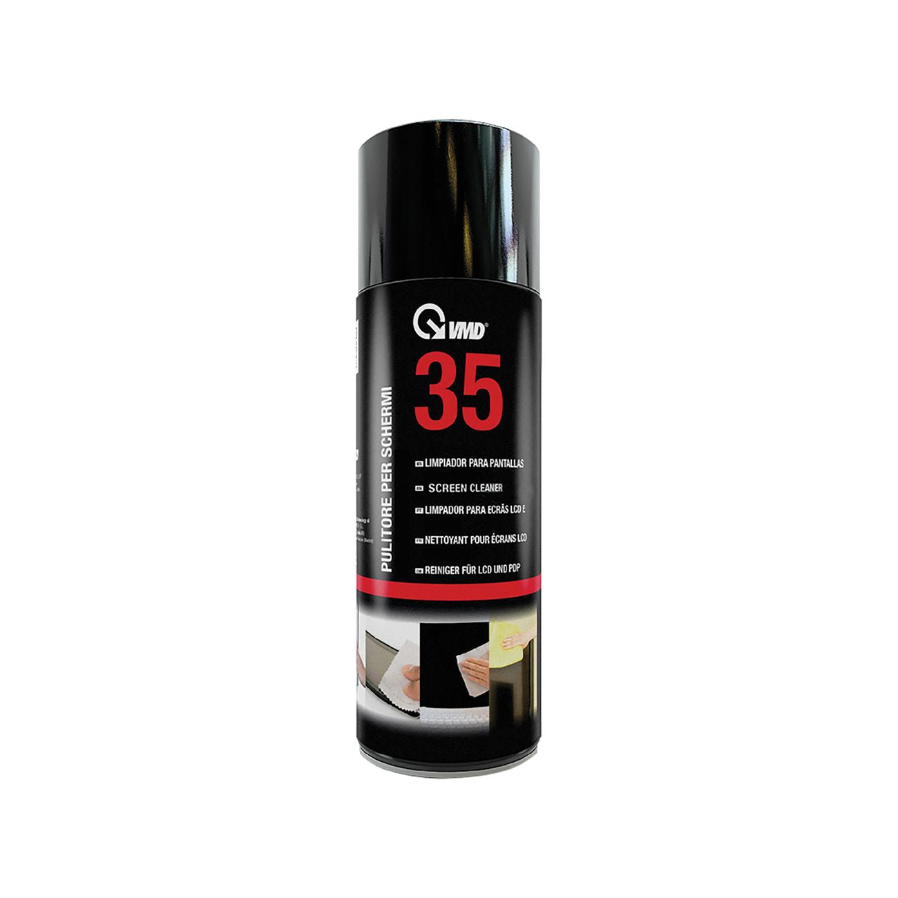 Detergente schermi e video spray