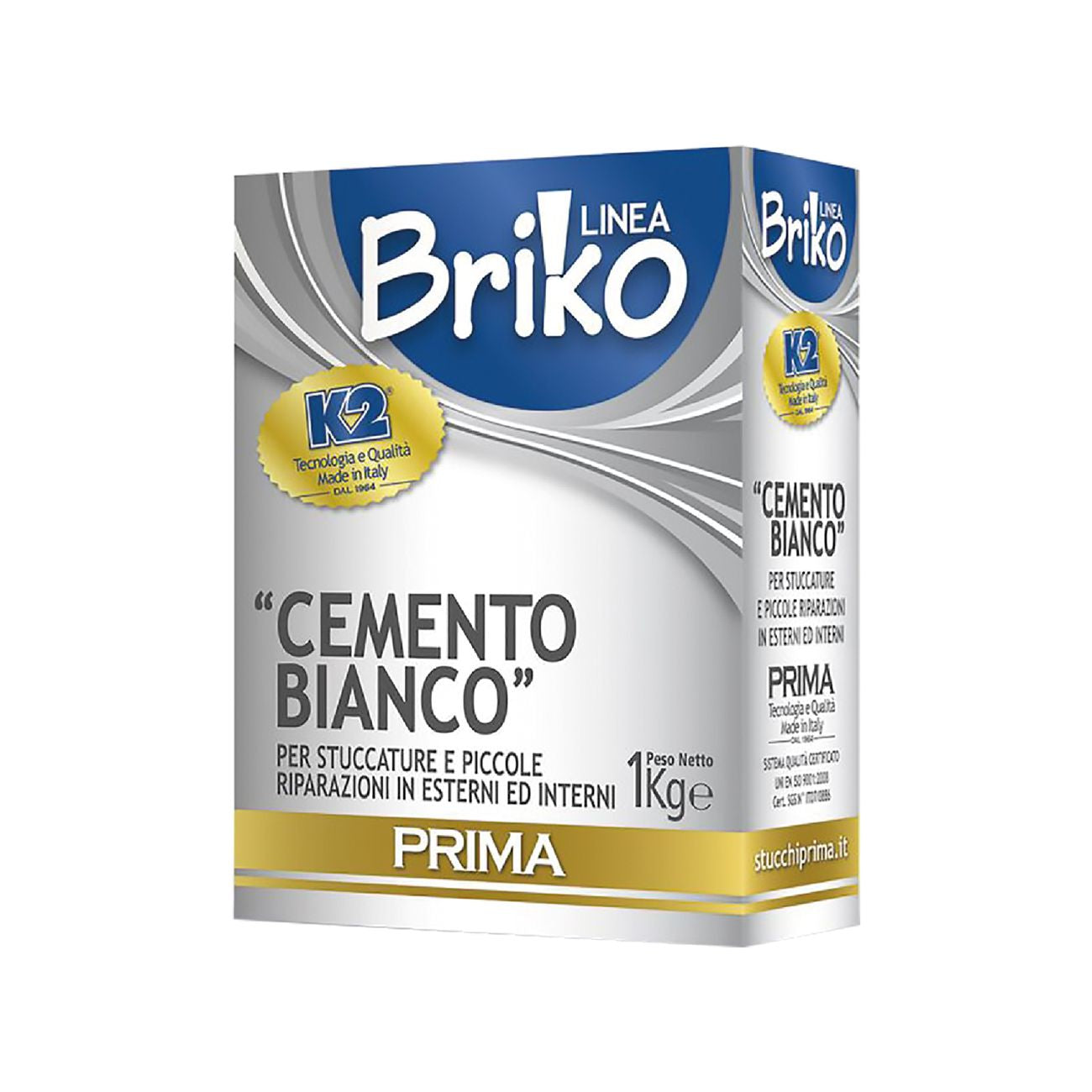 Cemento bianco in polvere 'briko k2'