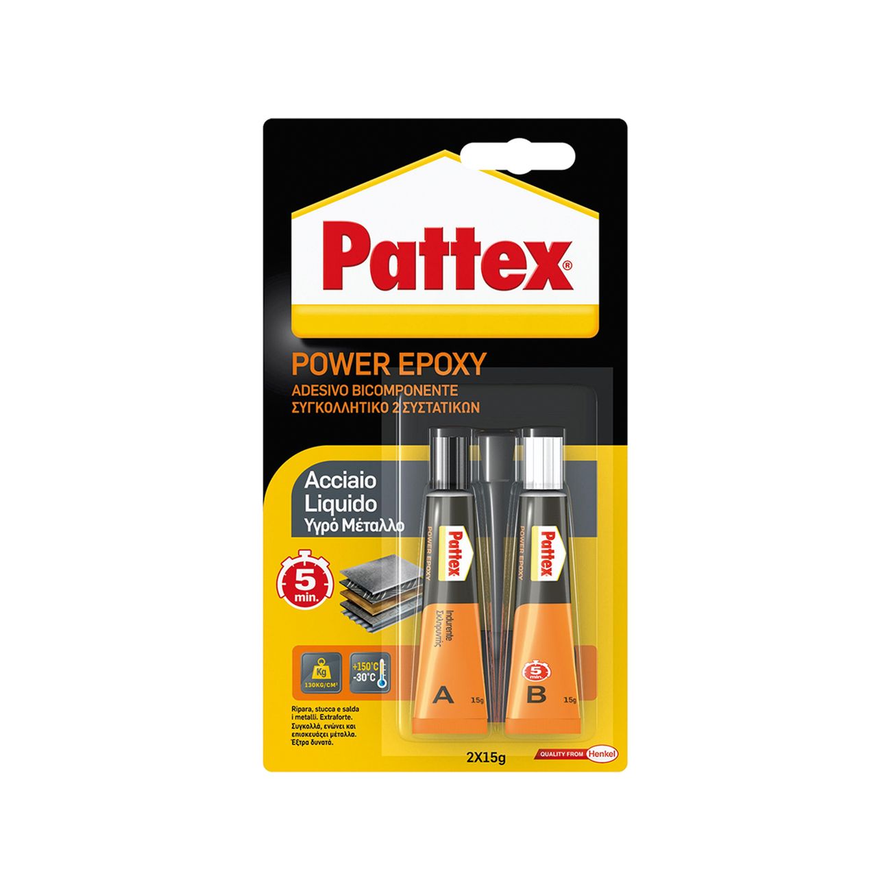 acciaio liquido gr. 30 - 6 pz
