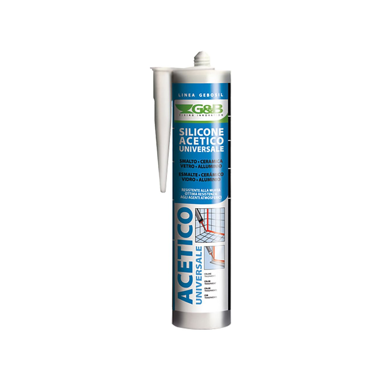 Silicone acetico universale 'gebosil'