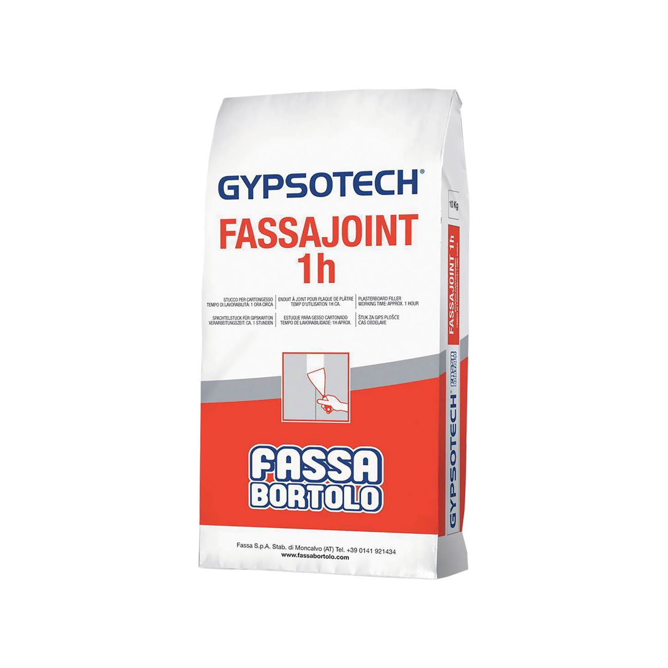 Stucco in polvere per cartongesso 'fassajoint 1 h'