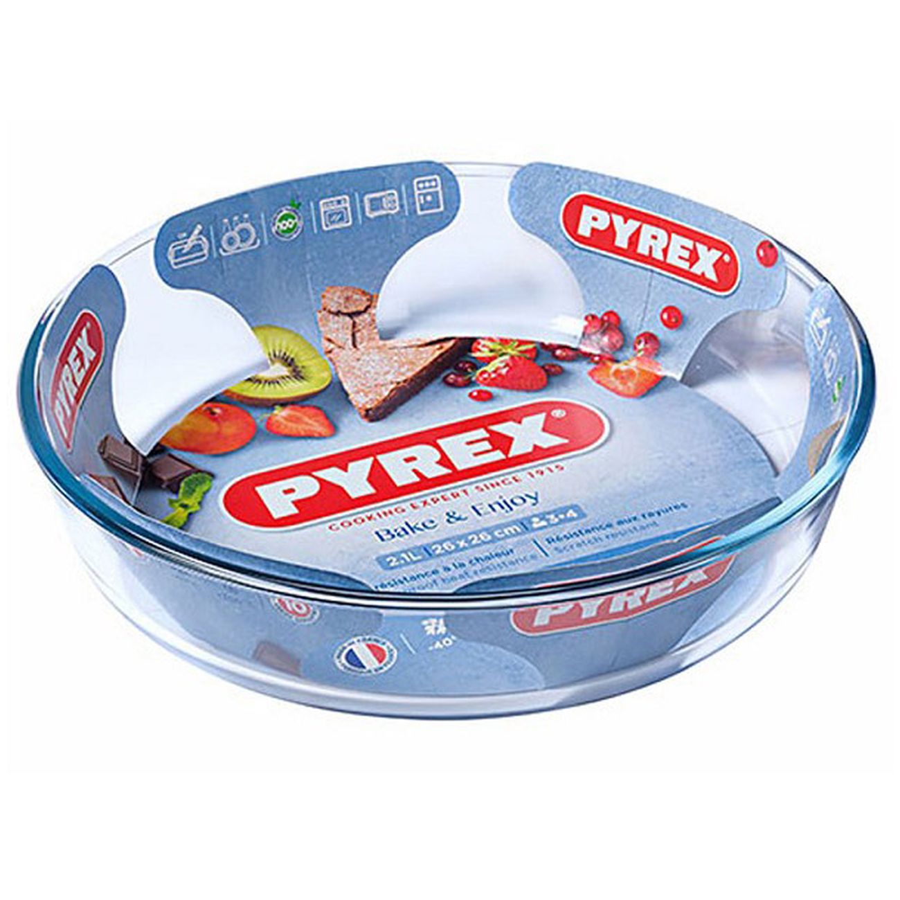 Tortiera Liscia Tonda Pyrex 250 828B