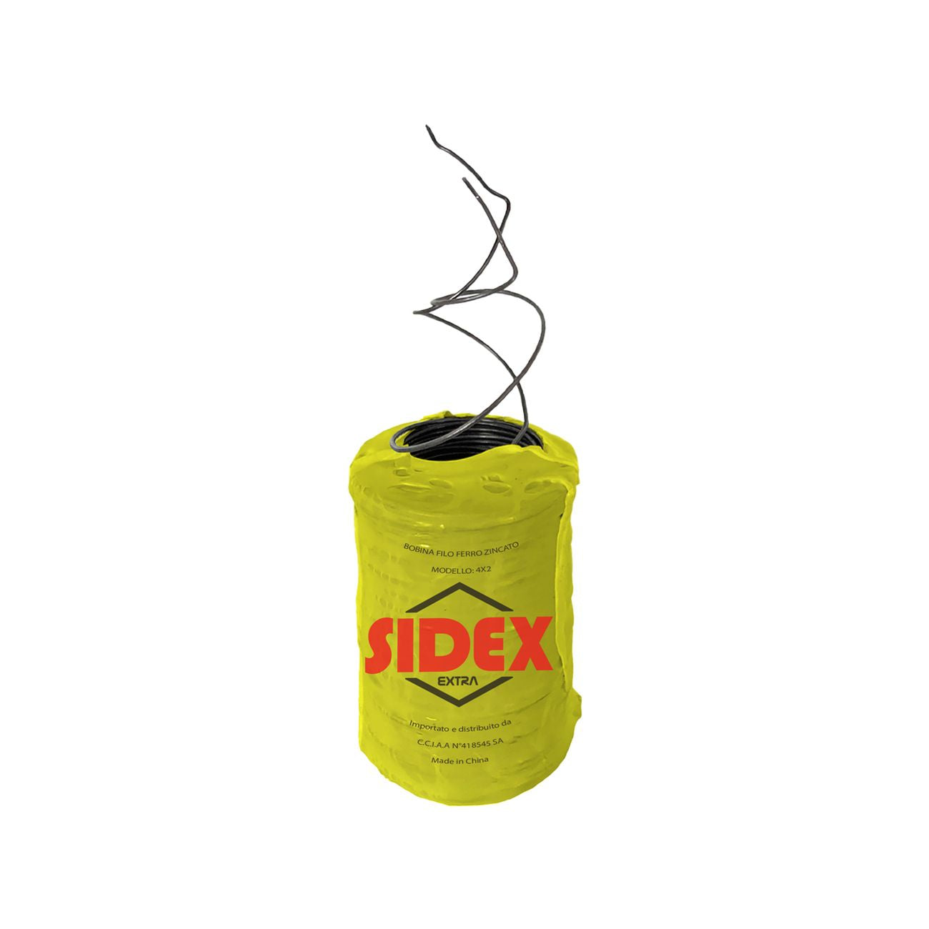 Bobina filo ferro zincato a 2 fili n. 4 x 2 - 25 kg