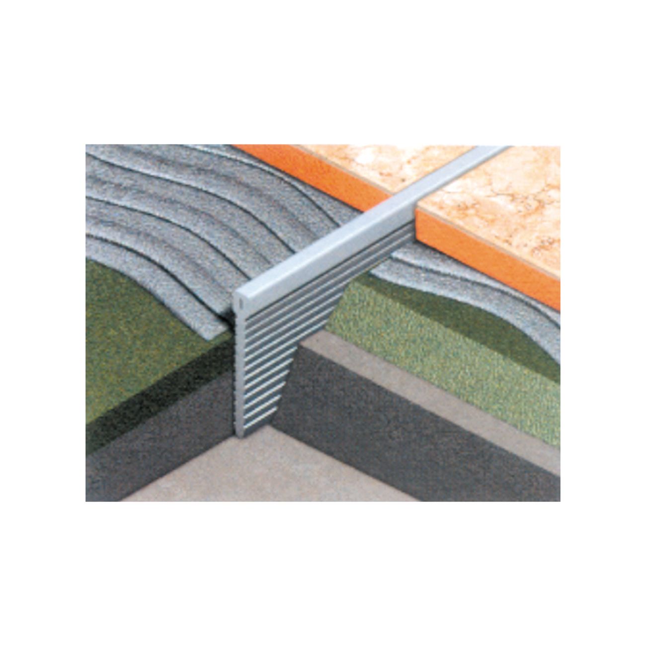 Giunto di dilatazione per pavimenti mm 5 x  26 cm 200 - 25 pz