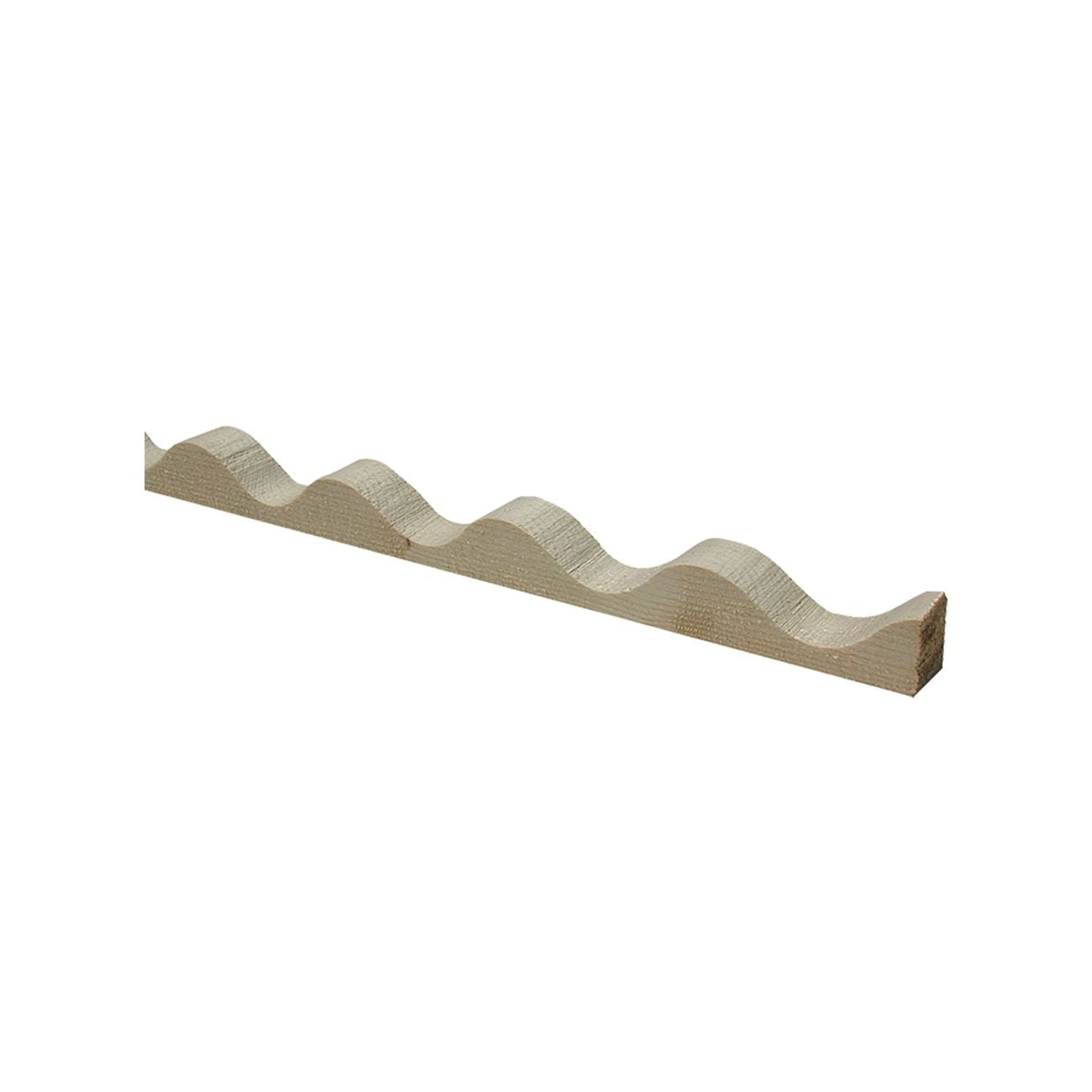 Profilo in legno ondulato cm 200