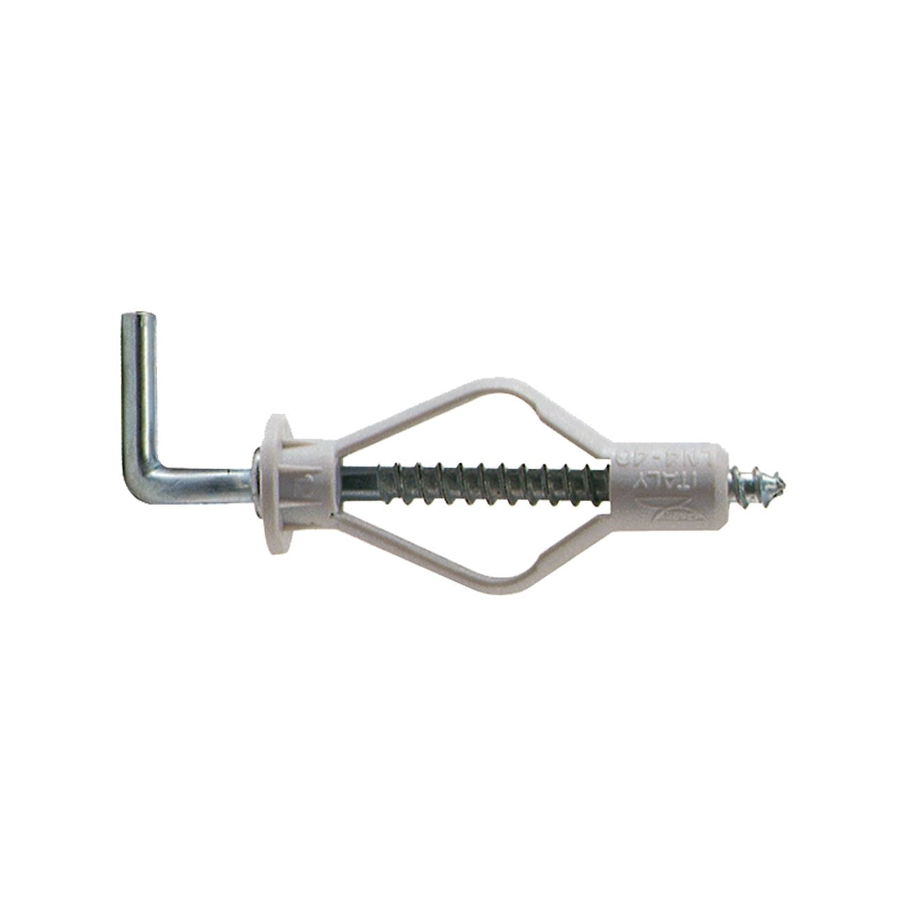 Tassello lastro nylon ln4-40/2  mm 8 x  40 - gancio medio - 200 pz