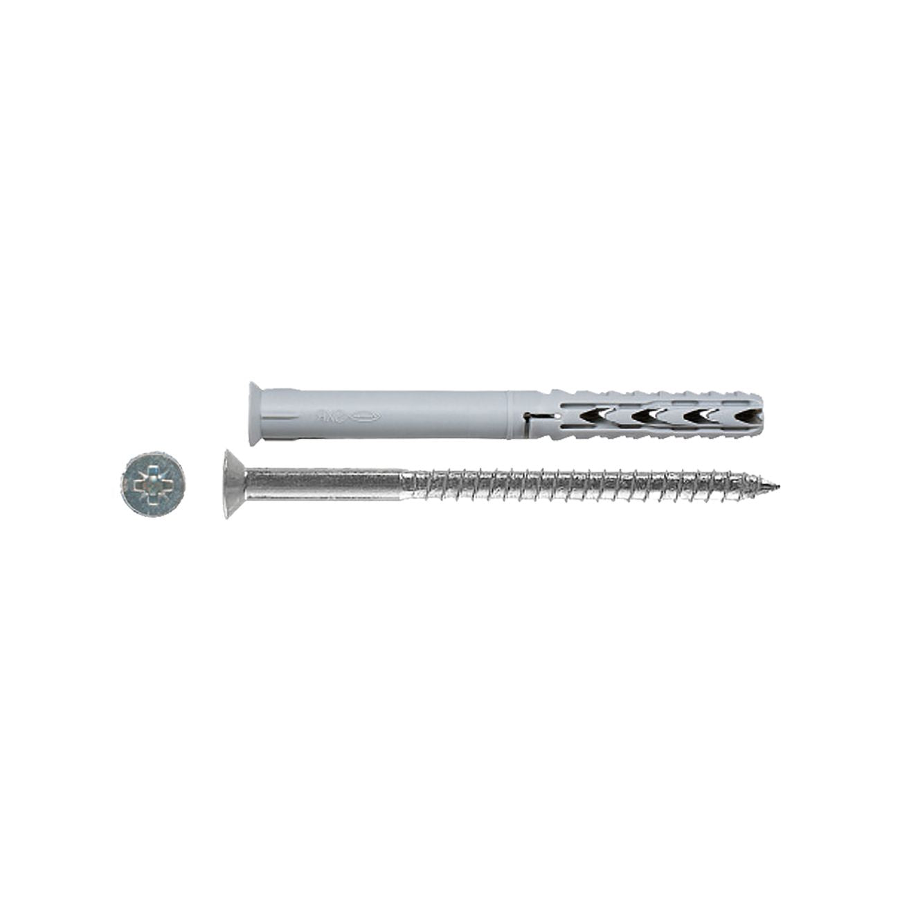 Tassello nylon con vite 'sxrl-wz ls' 'sxrl  8x 80wz ls'  Ø  8 x 80 - 50 pz