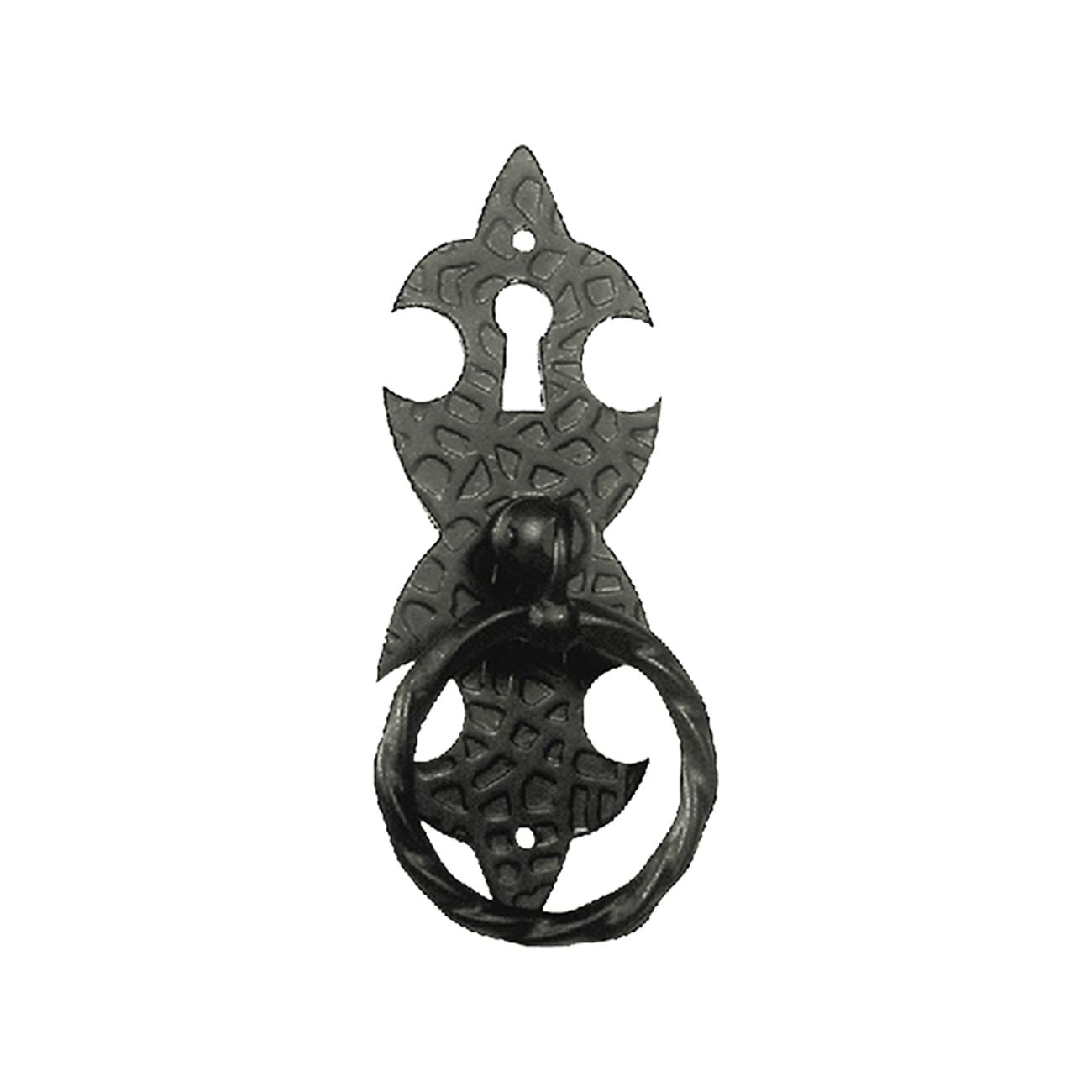 Maniglia ad anello con piastra mm 45 - 12 pz