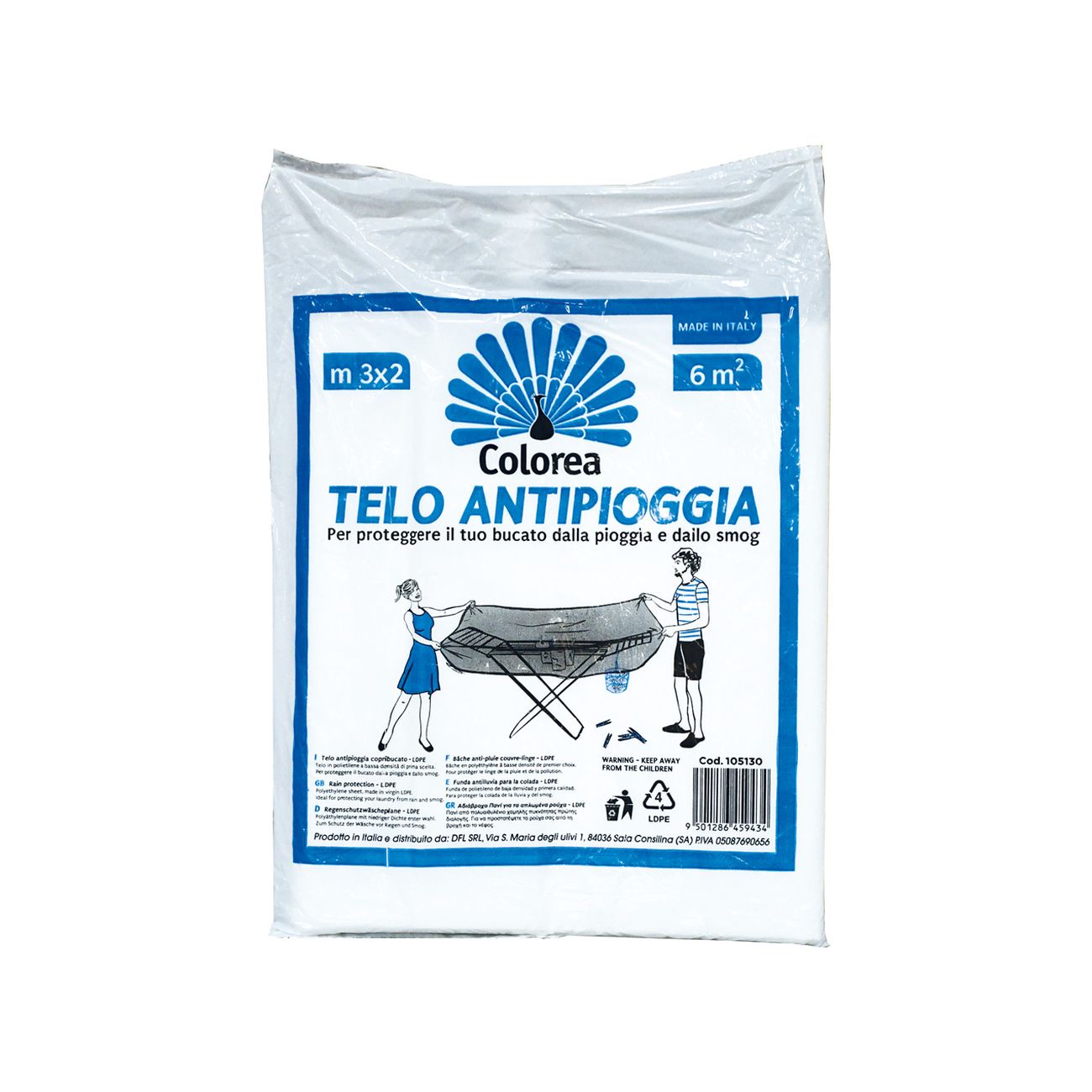 Telo copribiancheria mt. 3 x 2 - 35 pz