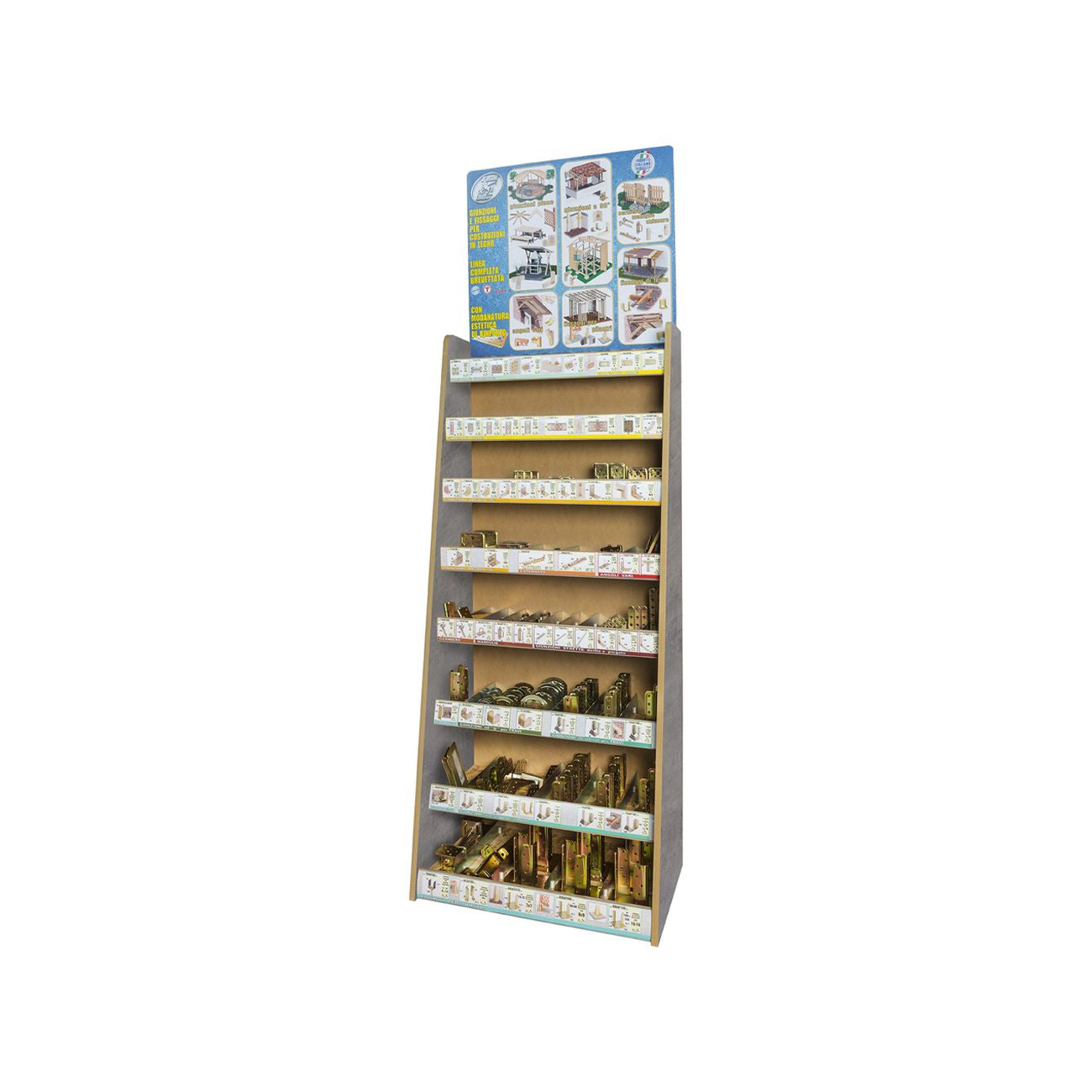 Assortimento 'espo gazebo 78' 1453 pezzi + espositore omaggio