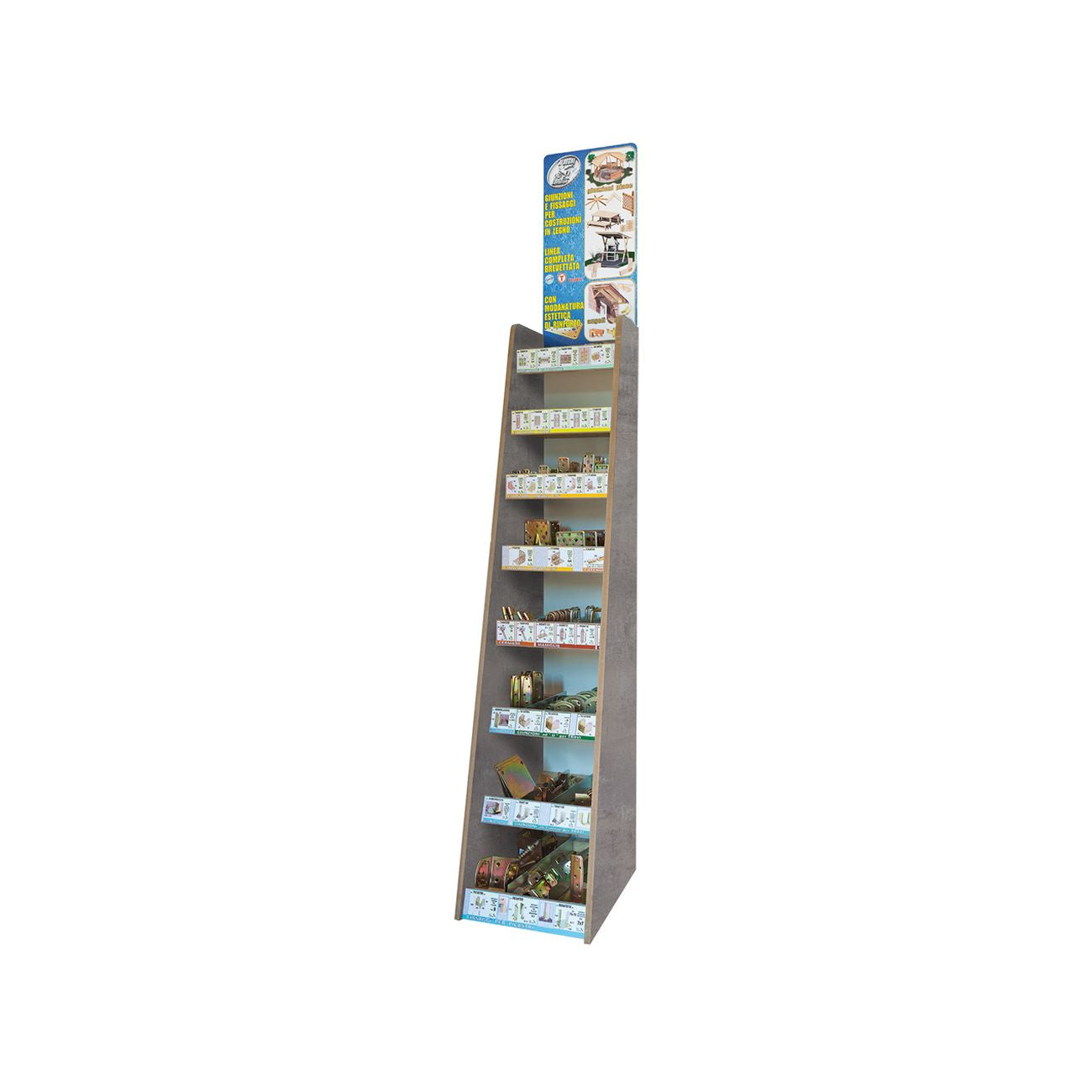 Assortimento 'espo gazebo 49' 1203 pezzi + espositore omaggio