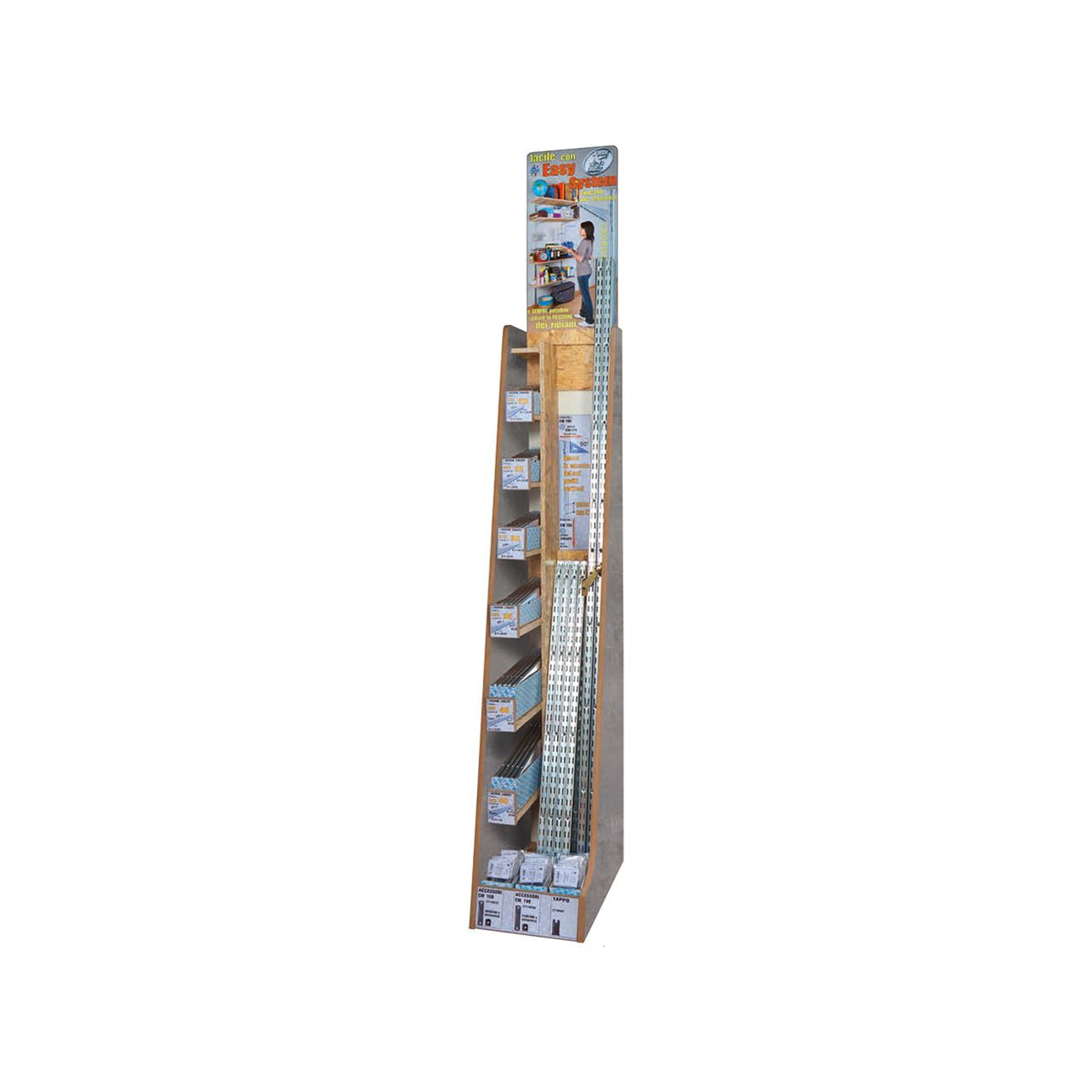 Assortimento 'espo easy system' 165 pezzi + espositore omaggio
