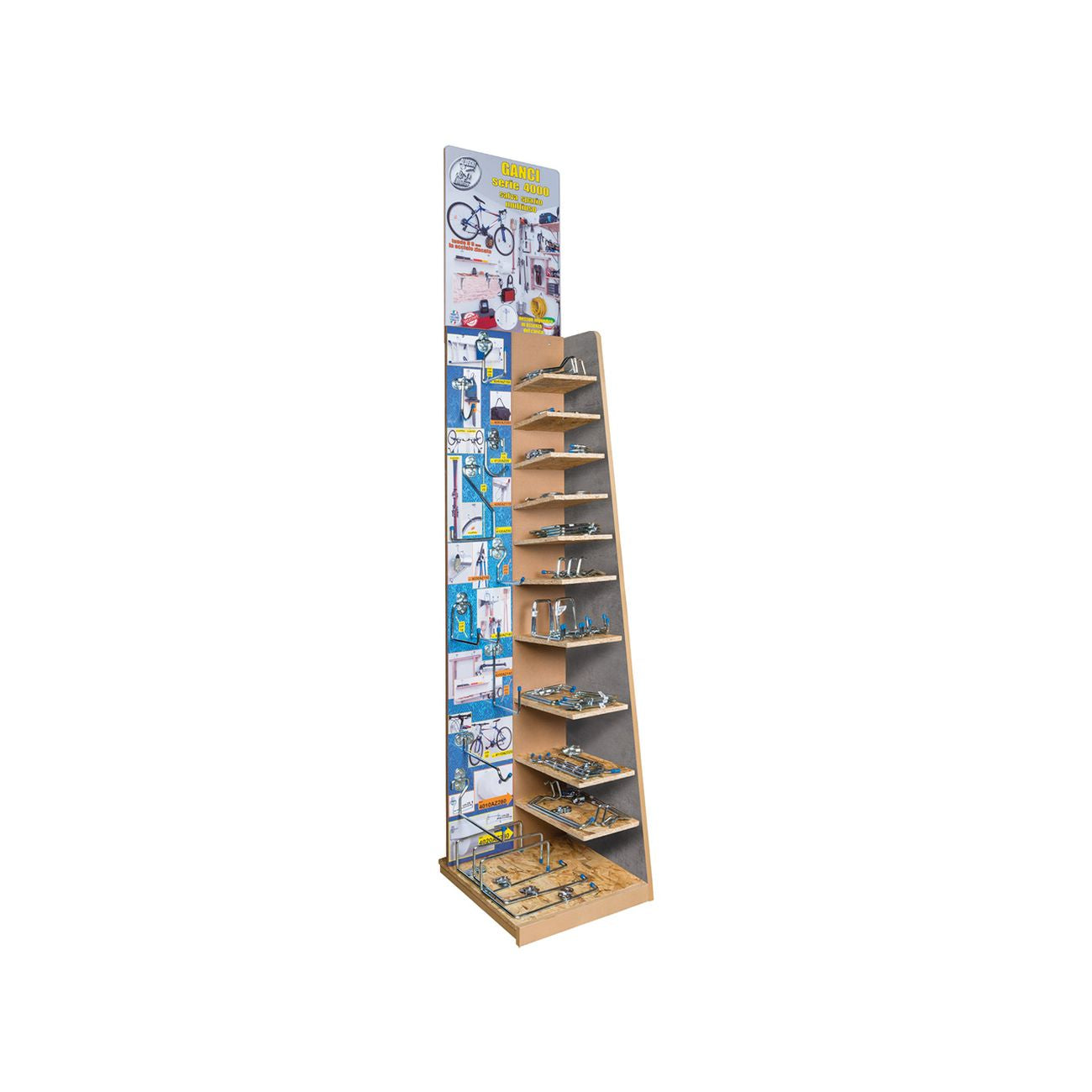 Assortimento 'espo ganci' 220 pezzi + espositore omaggio
