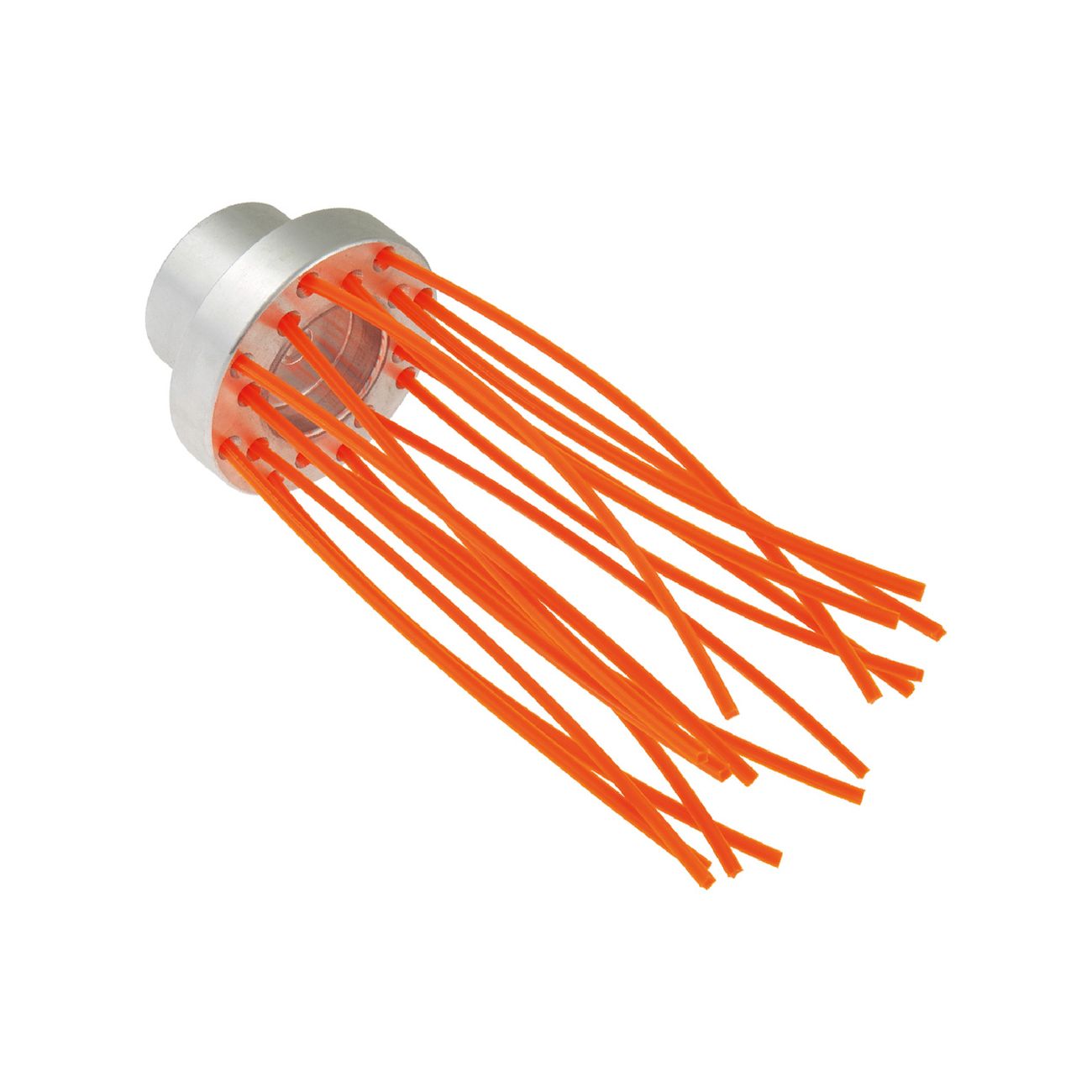 Spazzola multifilo supporto alluminio 'brush' 16 fili - Ø 80 mm