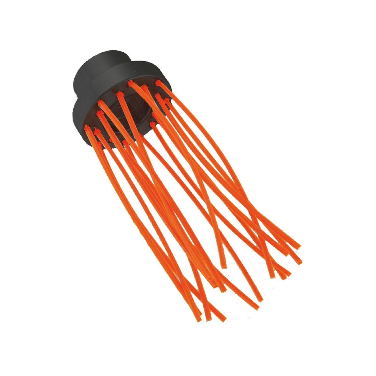 Spazzola multifilo supporto polimero 'brush pa' 16 fili - Ø 80 mm