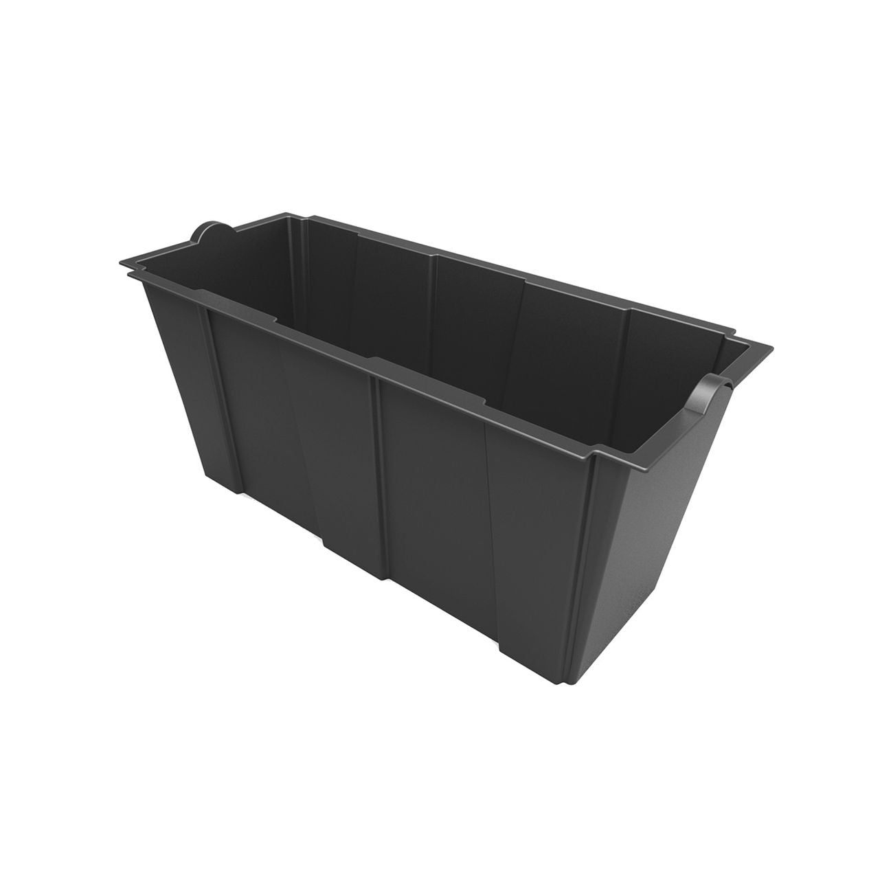 Vaso rettangolare interno per fioriera Separè/Arredo - 79x35x37h - cm lt 63 - antracite