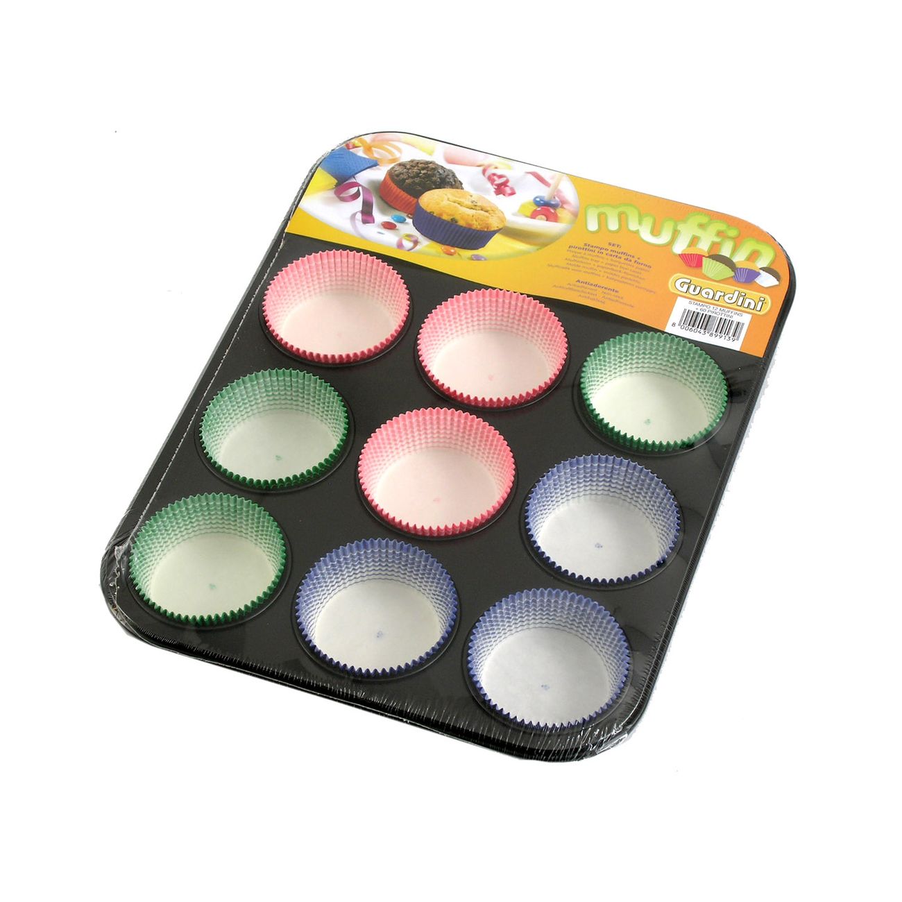 Stampo 12 Muffin+60 Pirottini Gardenia
