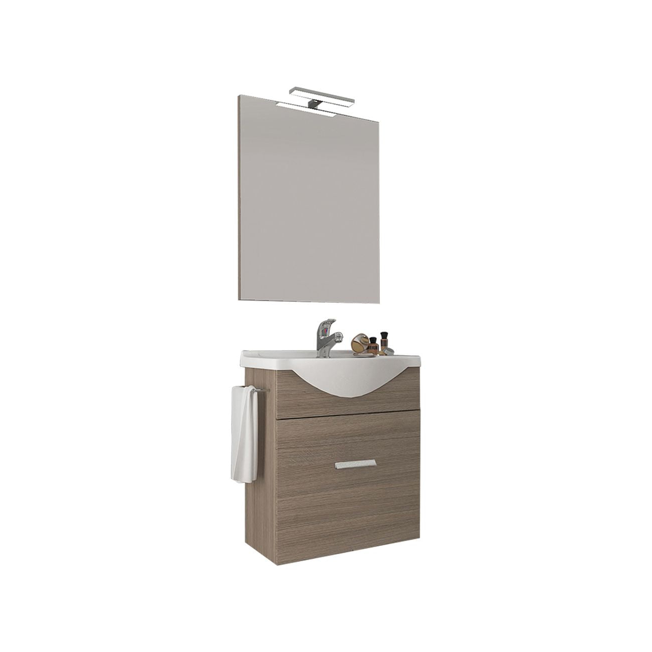 Mobile bagno 'zaffiro' base 58 x 47,5 x h.65 - 2 ante