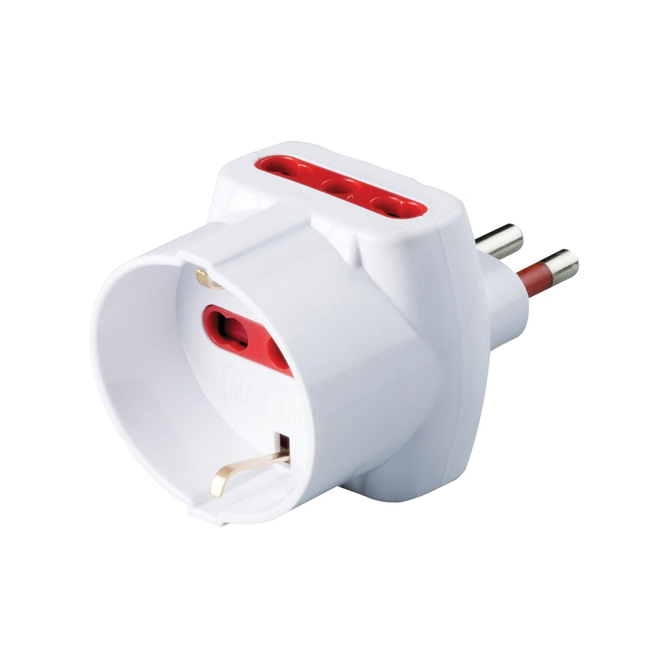 Adattatore triplo con protezione sovraccarico 78045 t