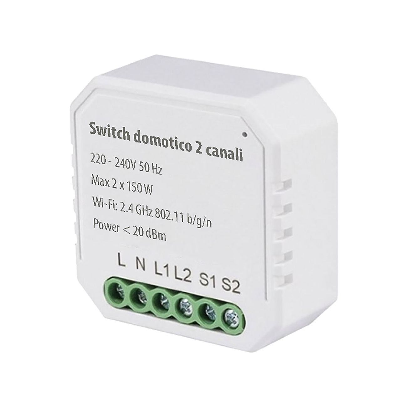 Dimmer elettronico doppio canale