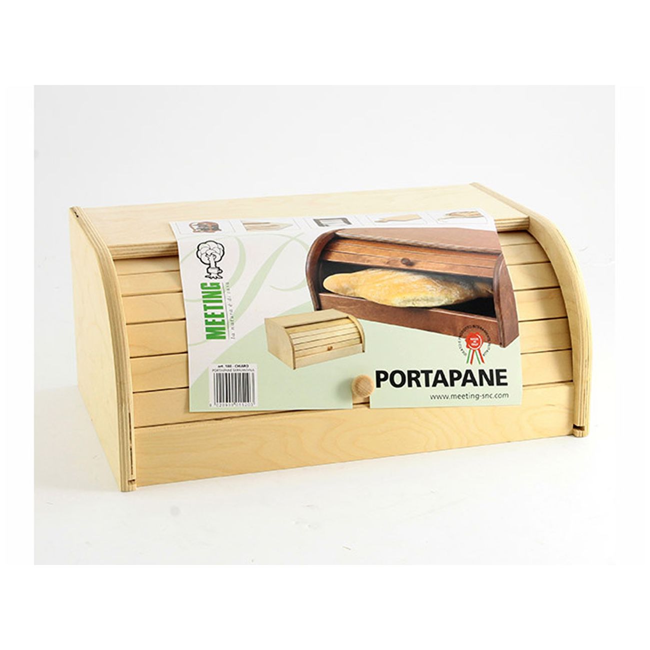 Portapane Legno Pino Mee 180