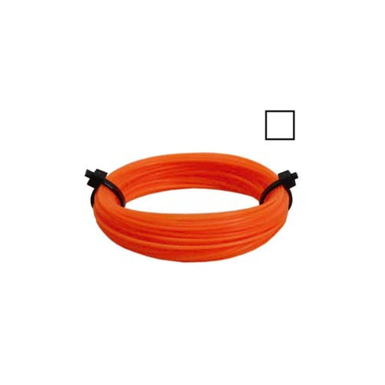 Filo per decespugliatore in nylon quadro arancio