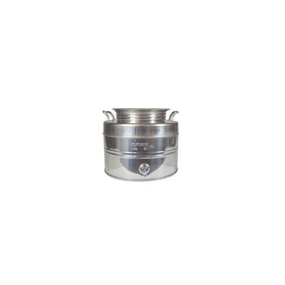 Fusto inox per olio graffato lt.10 - Ø mm.310x240h.