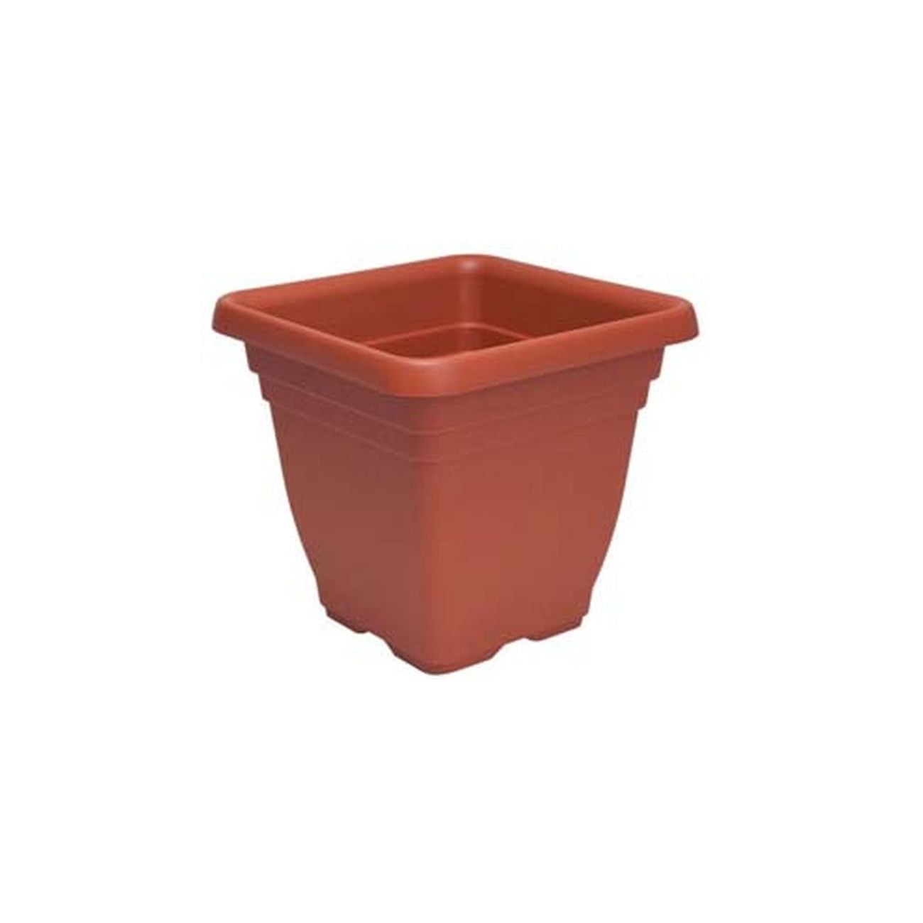 Vaso quadro in plastica Laurus - color Terracotta