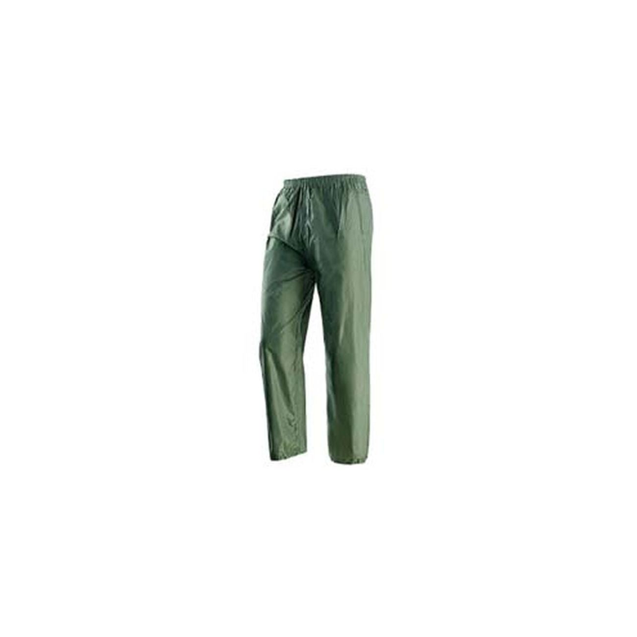 Impermeabile pantalone in nylon spalmato in pvc verde