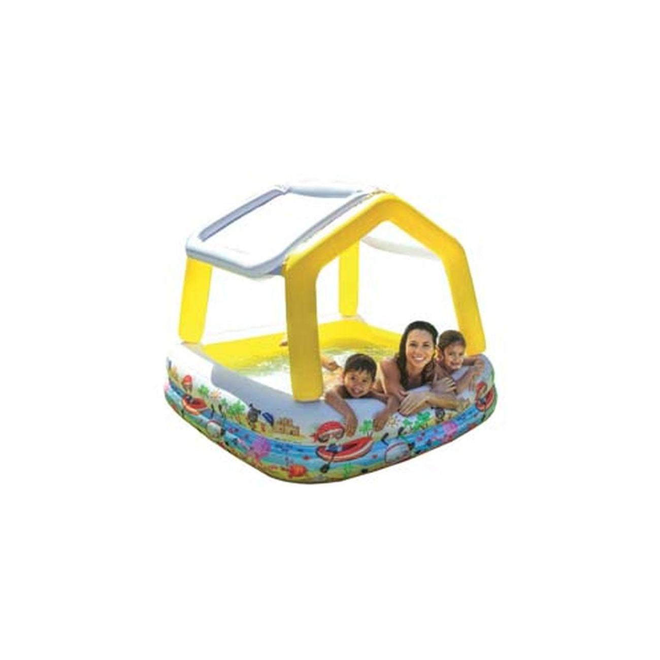 Piscina Acquario con Tettoia Removibile - 157x157x122cm - (Art. 57470NP)