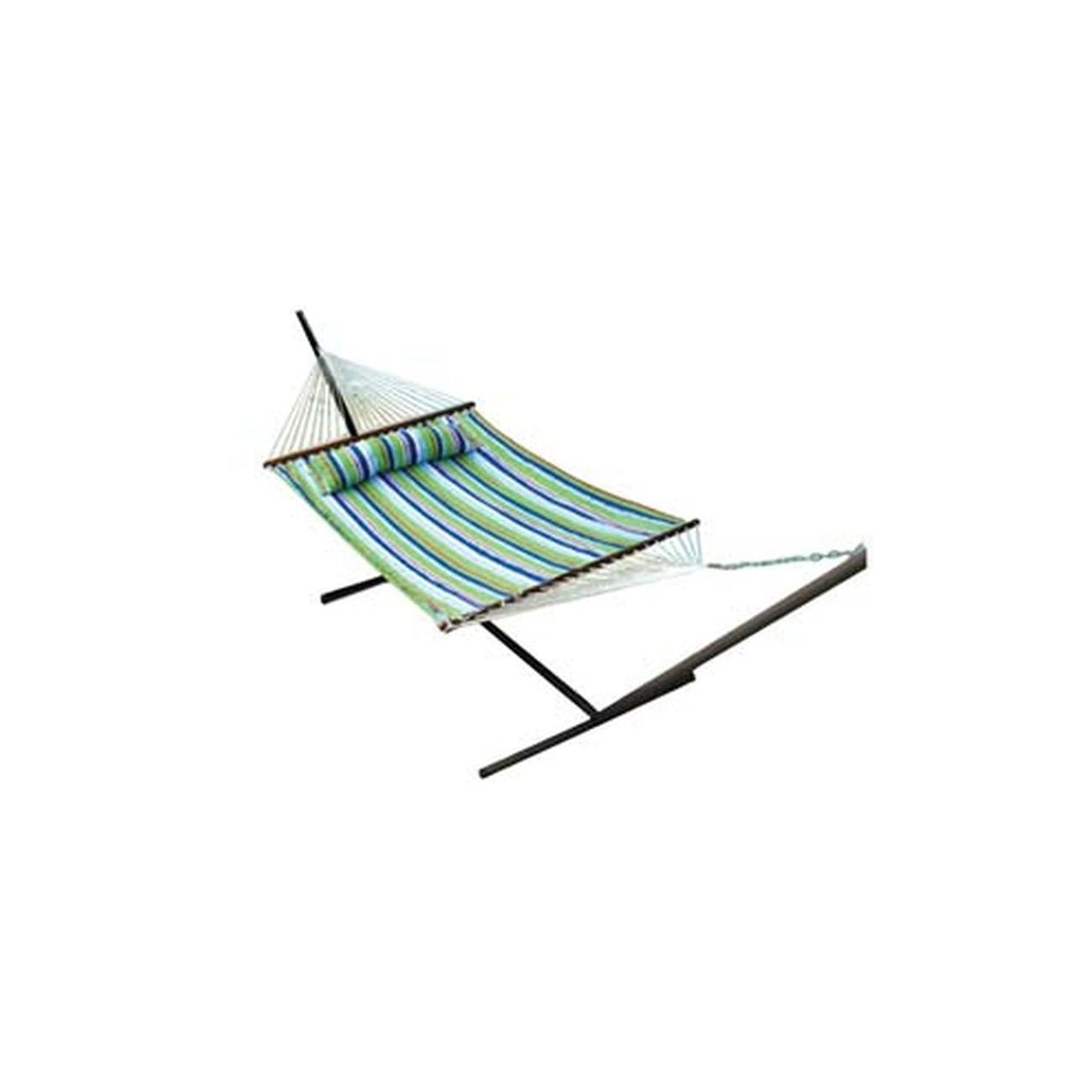Amaca con supporto - Bermuda XL - riga multicolor - cm 200x140