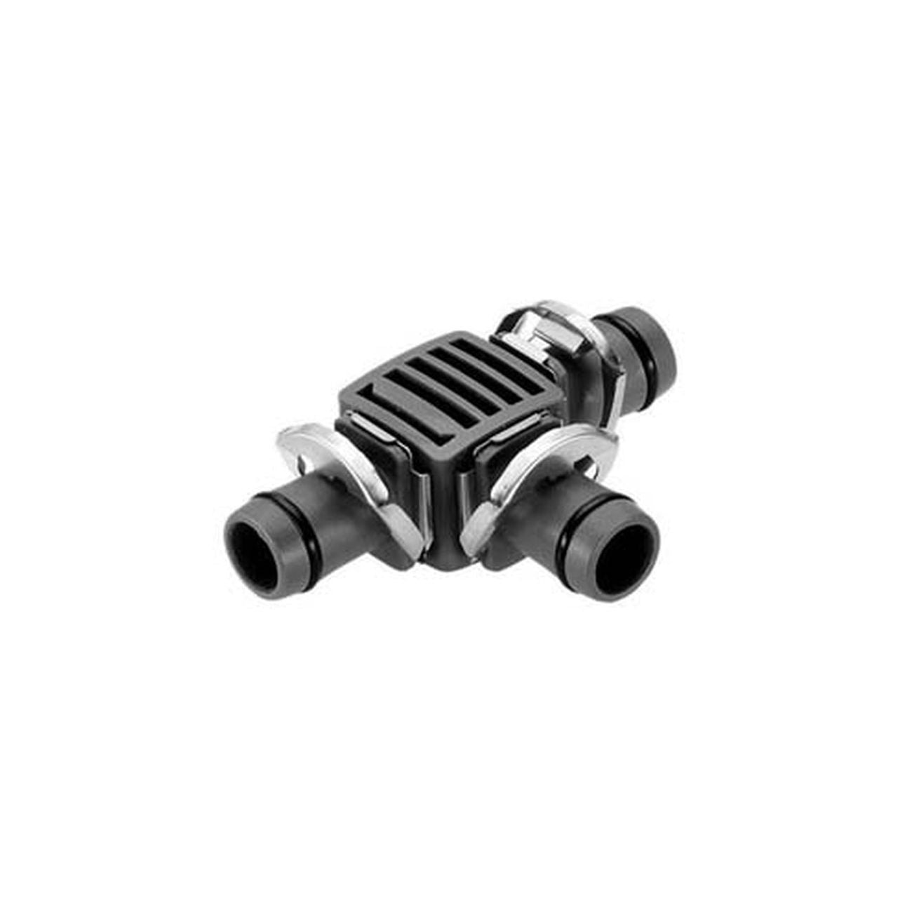 Raccordo a t per tubo da 1/2 per microirrigazione - per tubo da 1/2 conf. pz.2 in blister (8329-29) - 2 bl