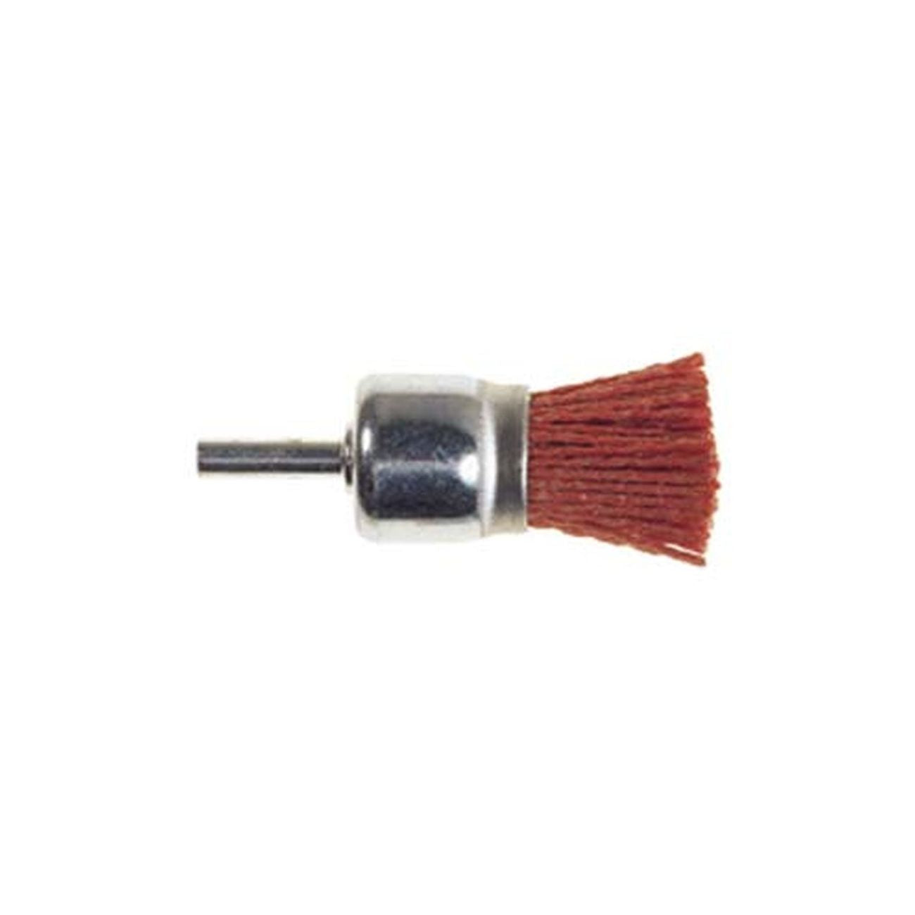 Spazzole a pennello in nylon abrasivo arancio - Ø mm.25 codolo mm.6 grana 80 pg 497.45