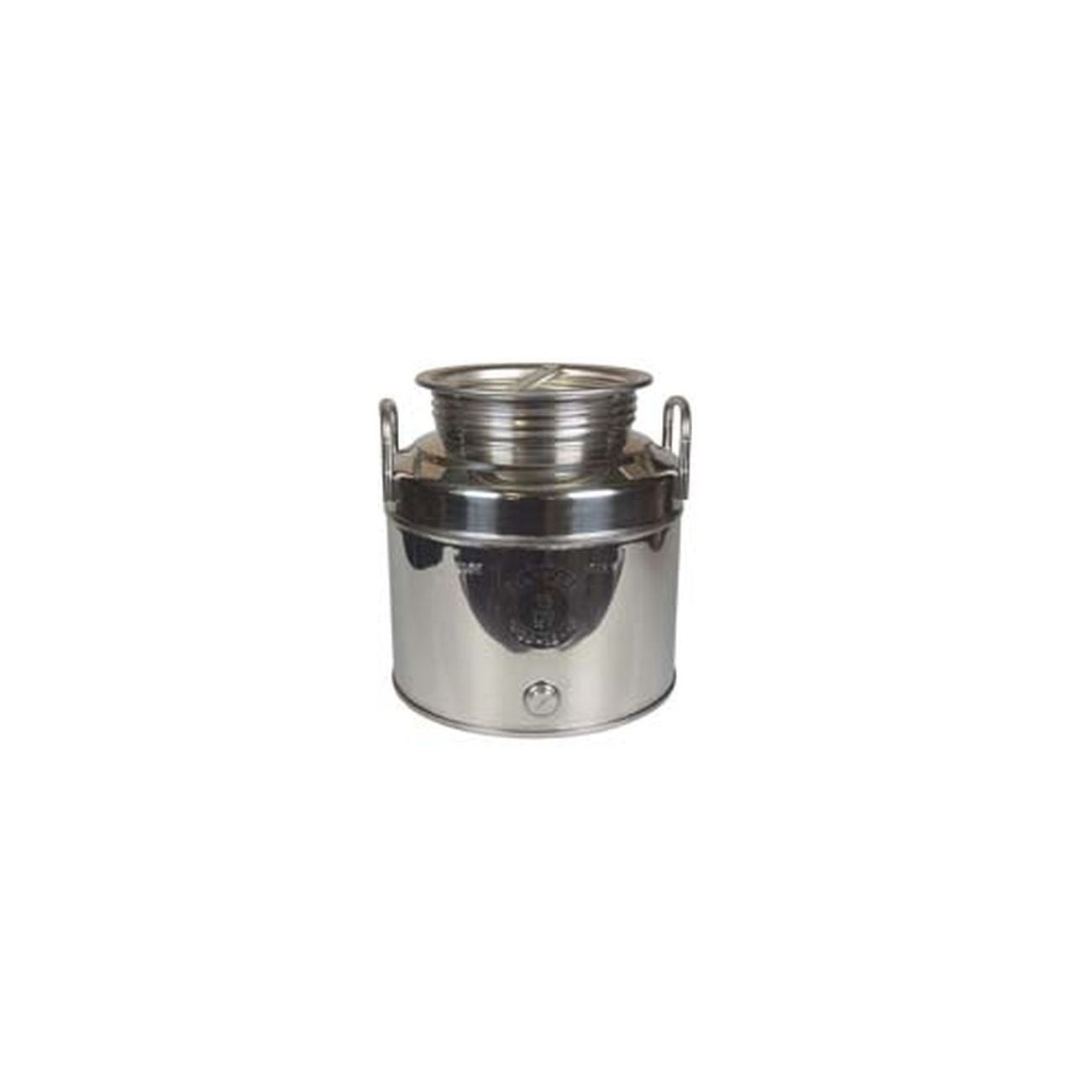 Fusto inox per olio graffato lt.15