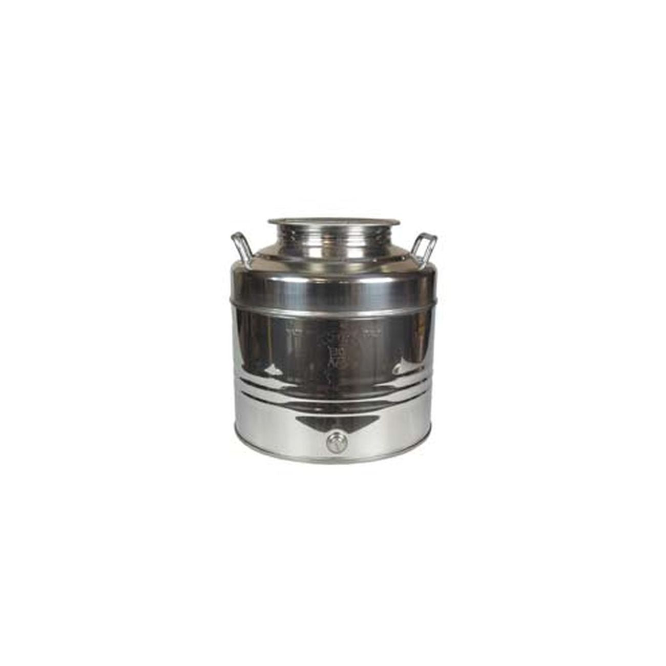 Fusto inox per olio graffato lt.30