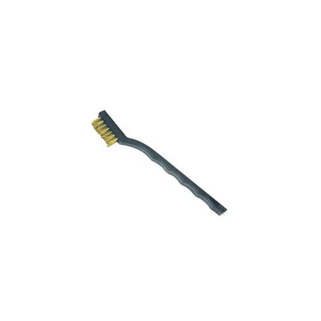 Spazzola per candele ottone manico plastica - 10 pz