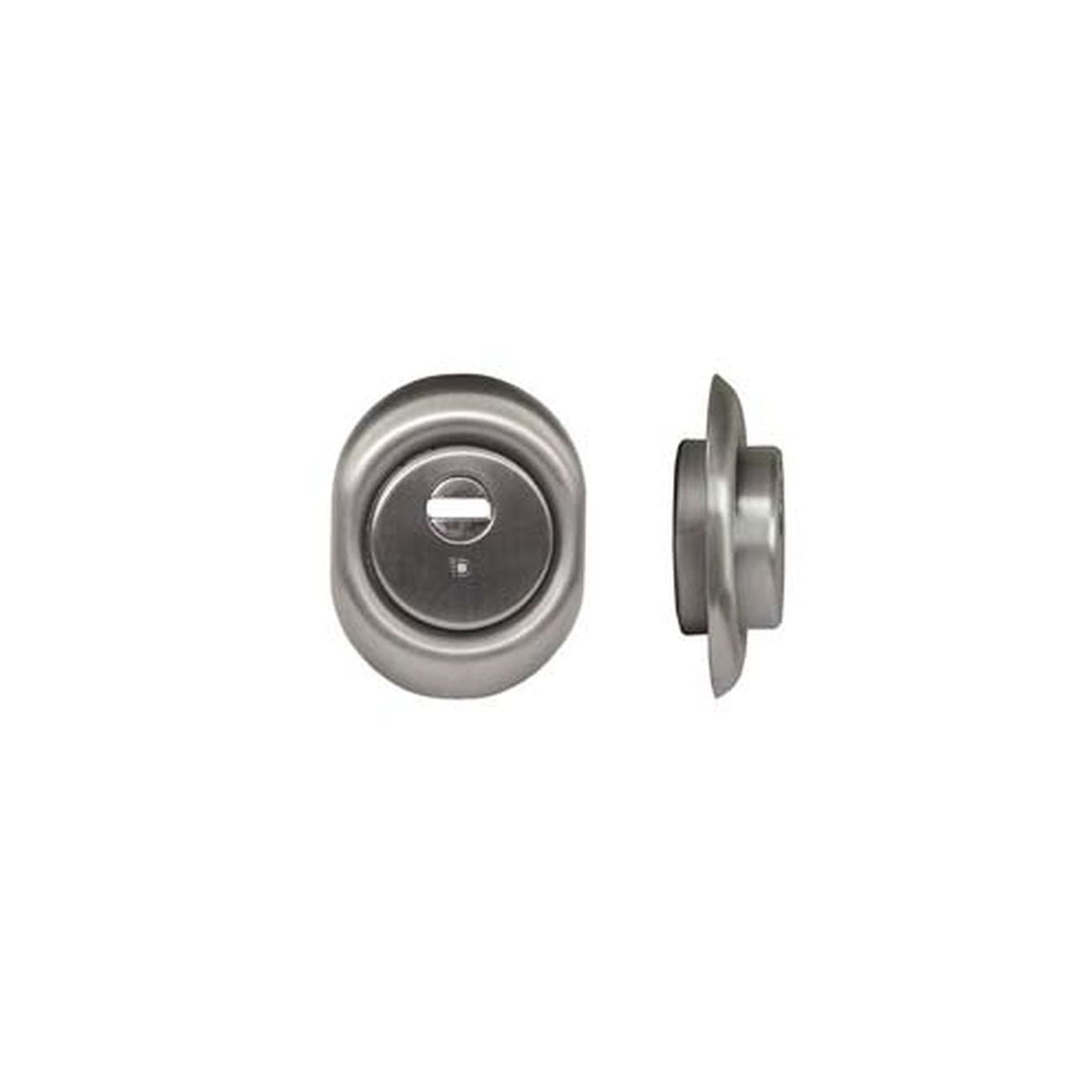 Defender monolito cromo satinato a vite per cilindro europeo h 25 - mm.88x68x25h. (bd250-25d1at)