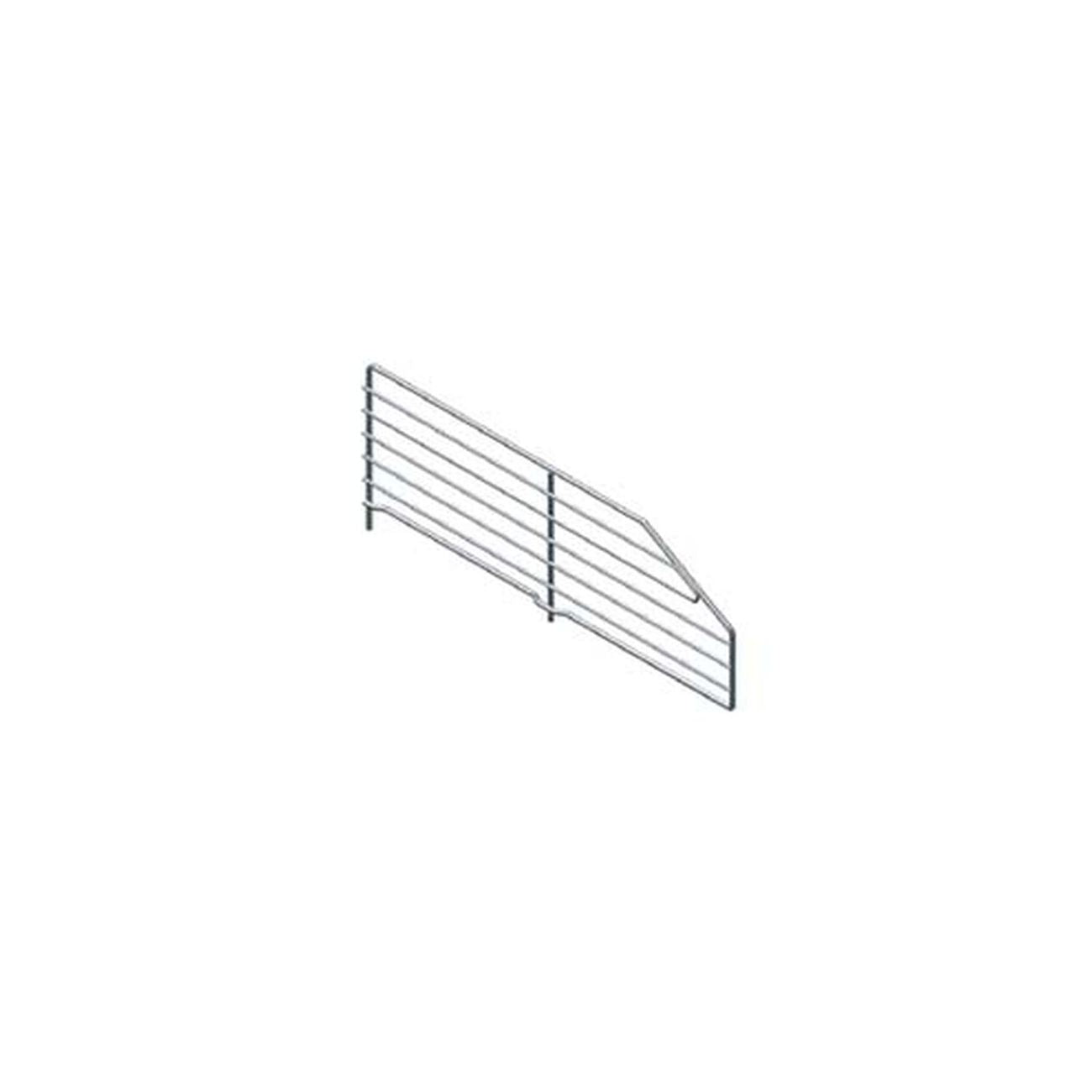 Divisorio trapezoidale in filo cromato