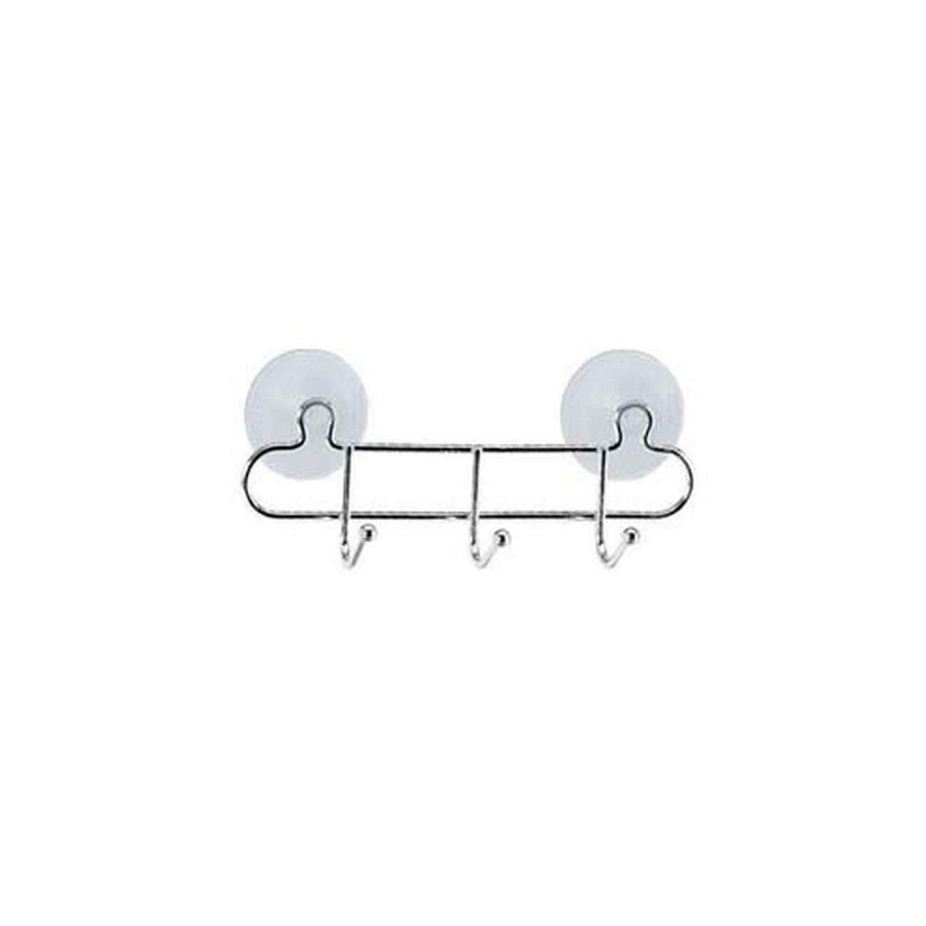 Gancio hooky 3 con ventose - cm.21x5x7h.