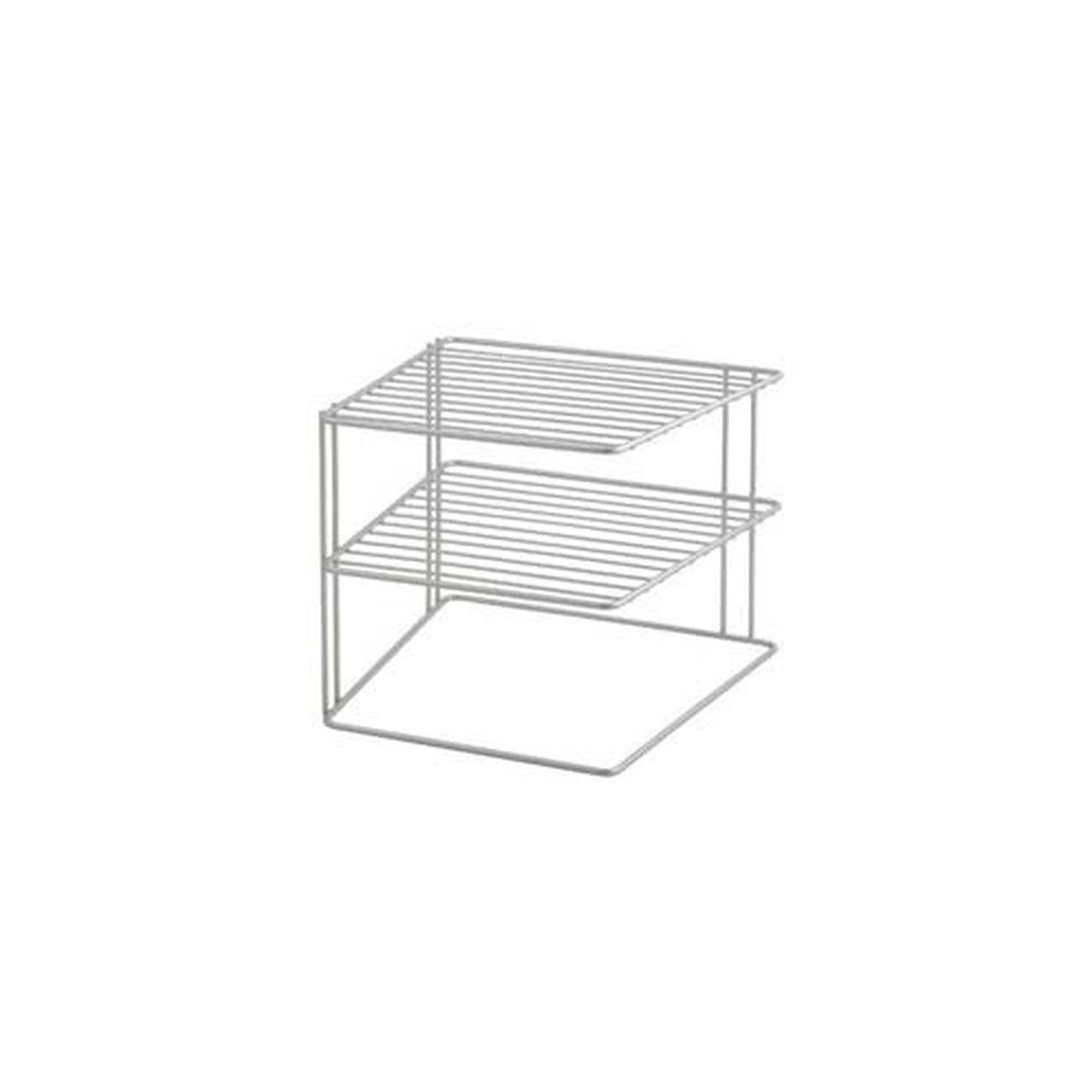 Mensola angolare a 1 piano boxe - cm.25x25x15