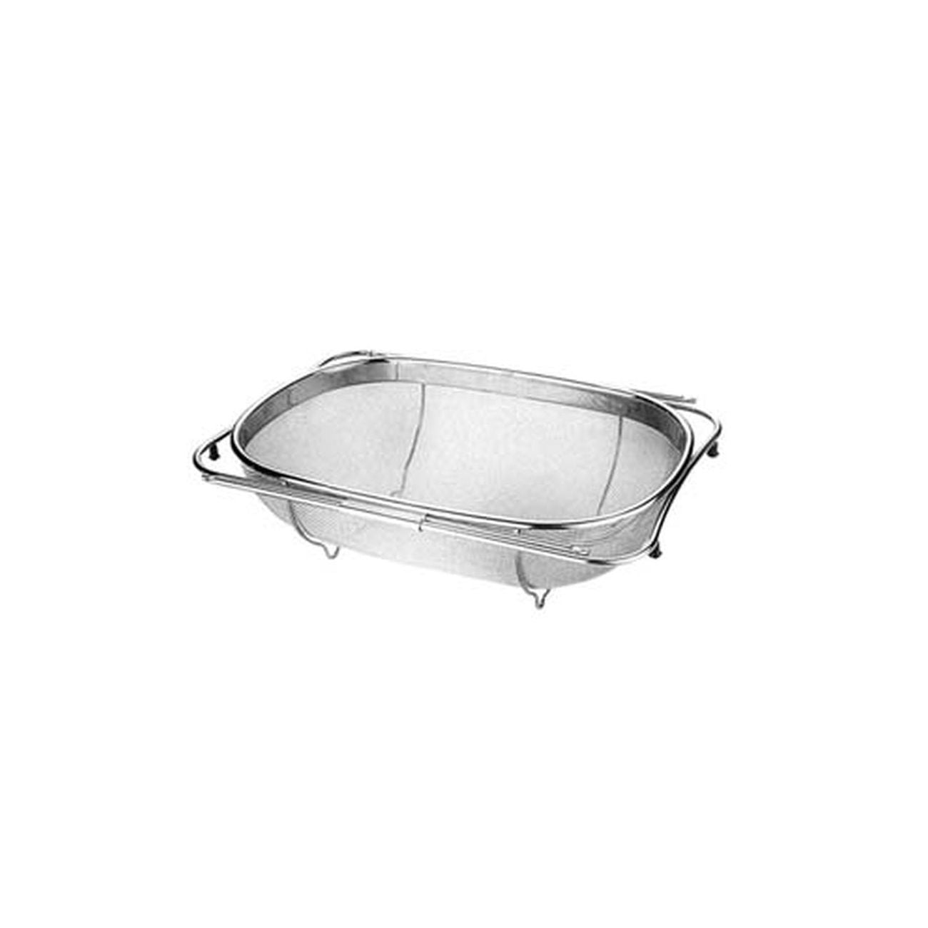 Scolatutto estensibile in acciaio inox chef - cm.34/55x24x10h.