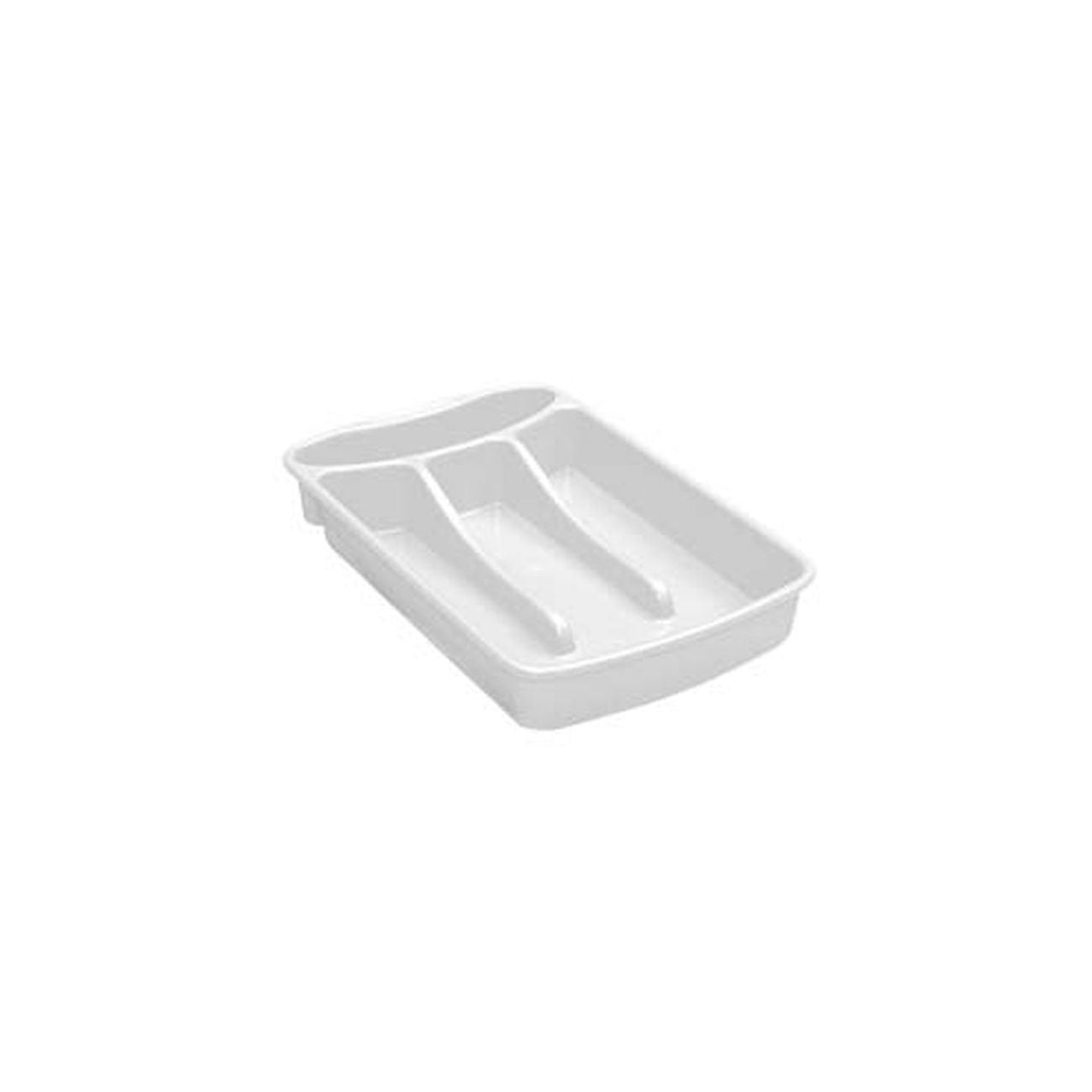 Portaposate 4 posti linea primavera in polipropilene colore bianco - cm.18x31x4,5h. - 5 pz