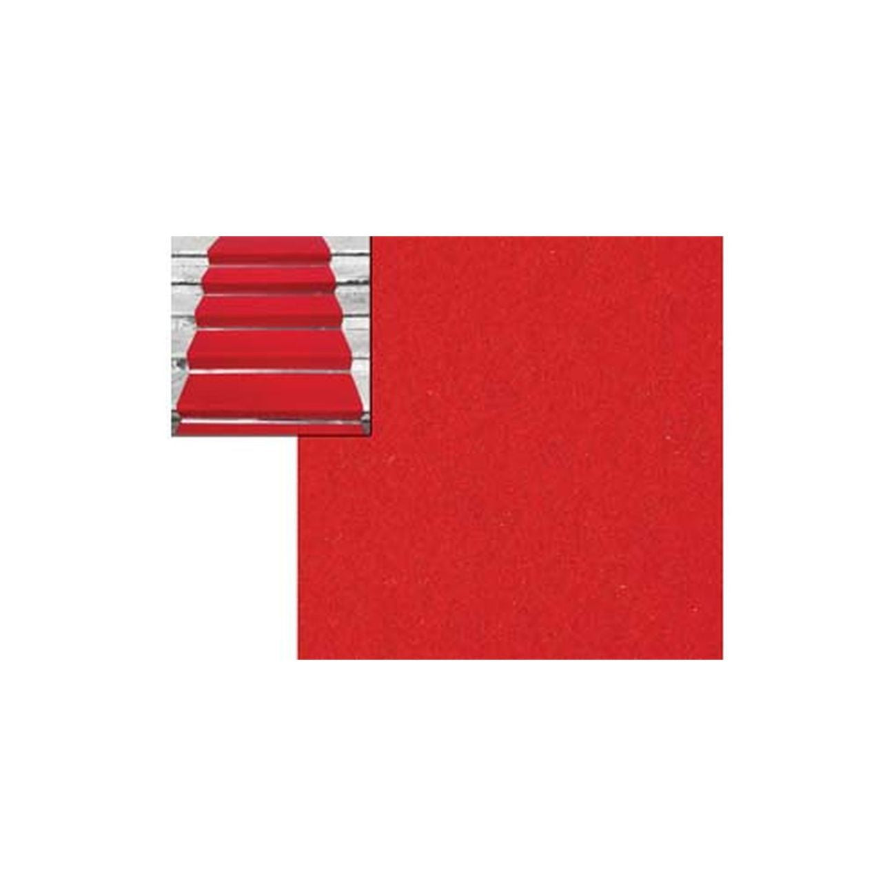 Passatoia elea basic colore rosso - mt.50x1h - 50 mt