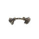 Corda dentale per cani pa 6520 in cotone annodato e intrecciato - 3 bl