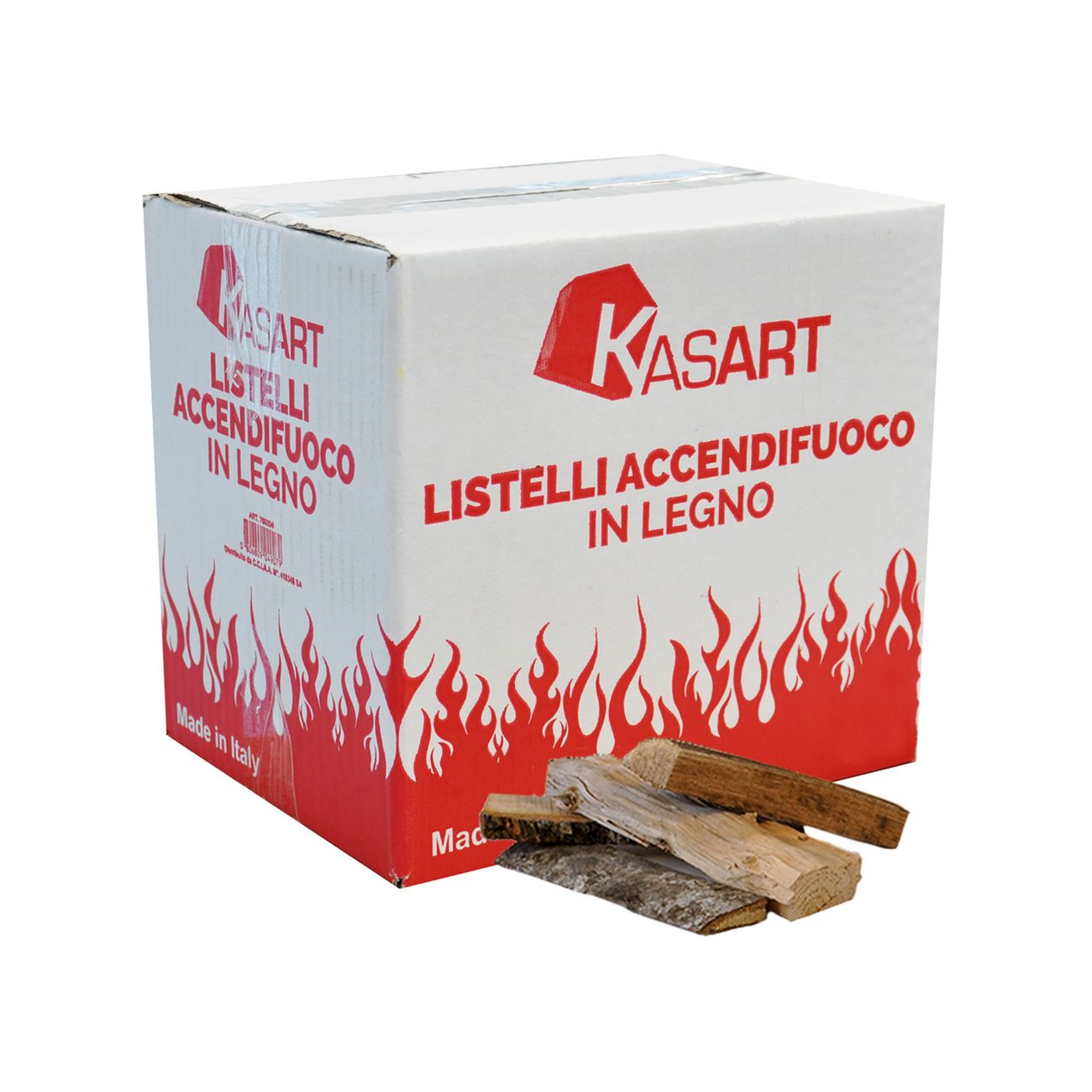 Listelli accendifuoco in legno 14 decimetri cubi - in scatola