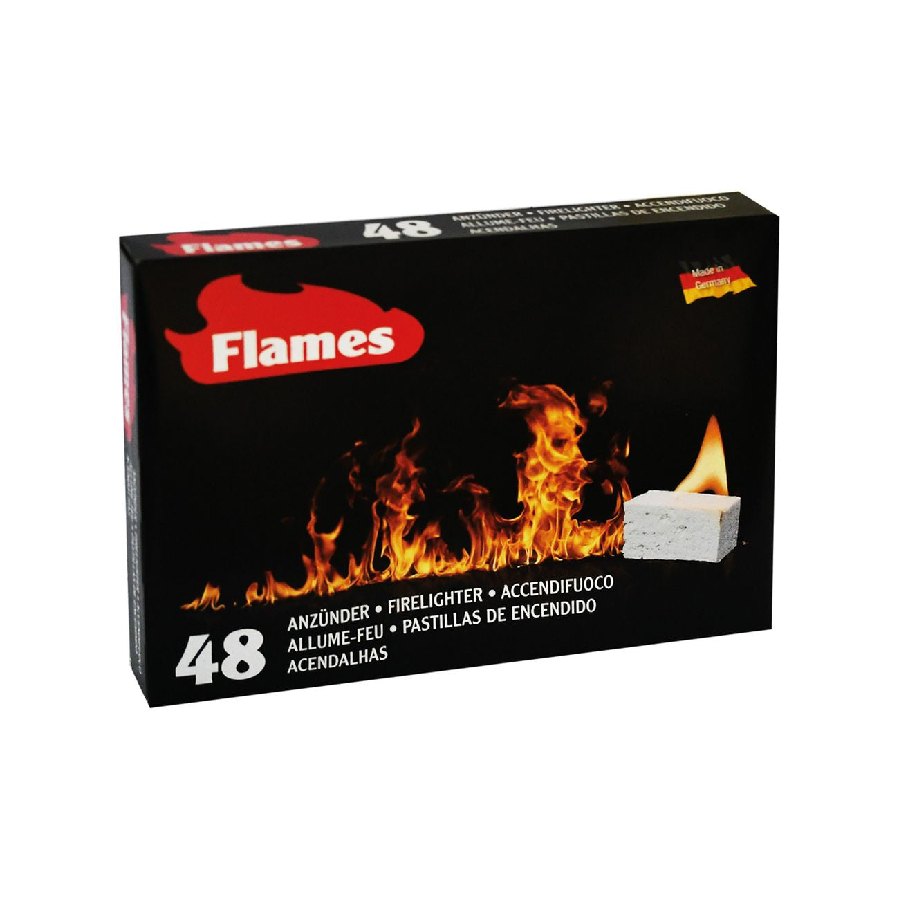 Accendifuoco 'flames' 48 cubi - 24 pz