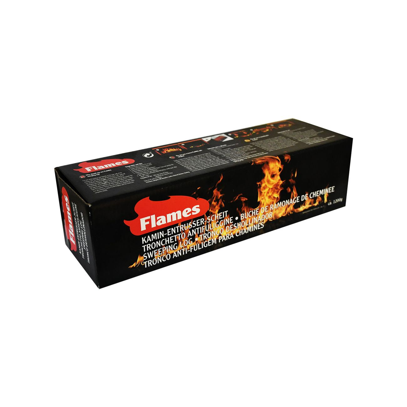 Tronchetto spazzacamino 'flames' kg. 1,2 - 8 pz