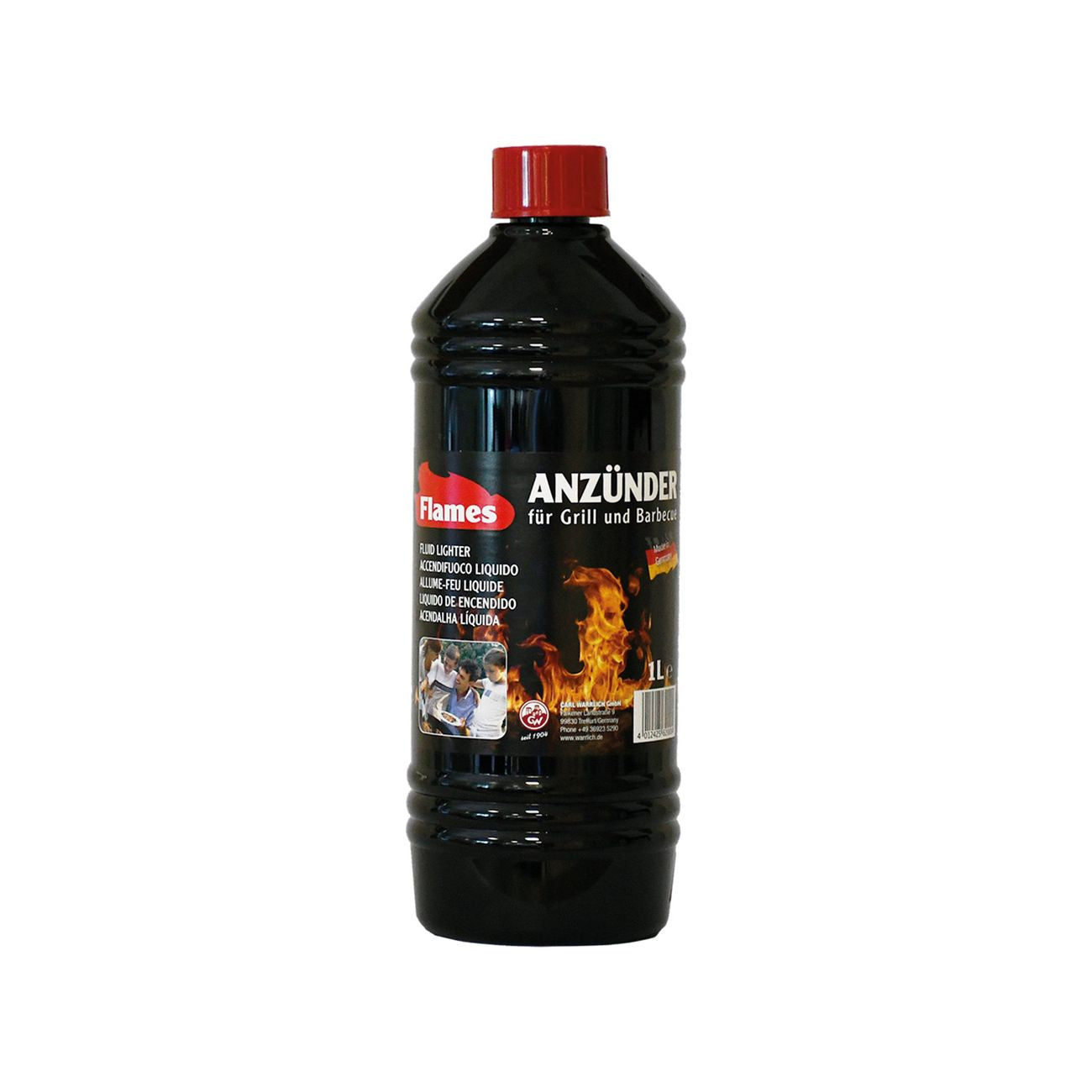 Accendifuoco liquido 'flames' lt. 1 - 12 pz