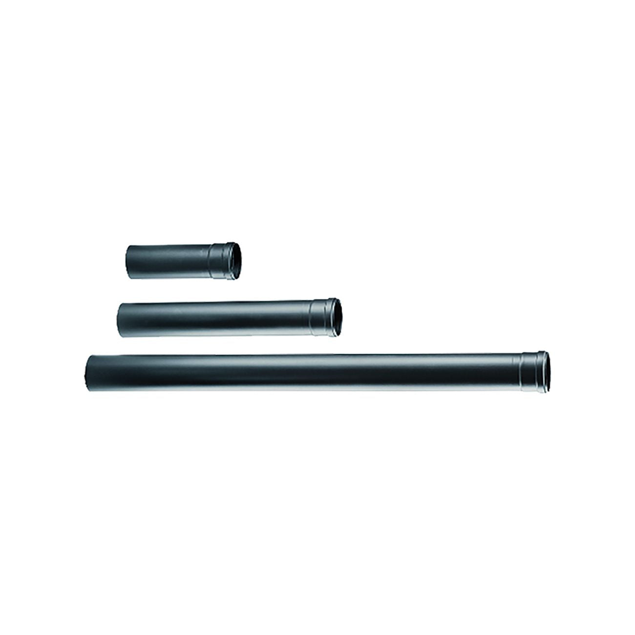 Tubo Pellet - in acciaio - Nero